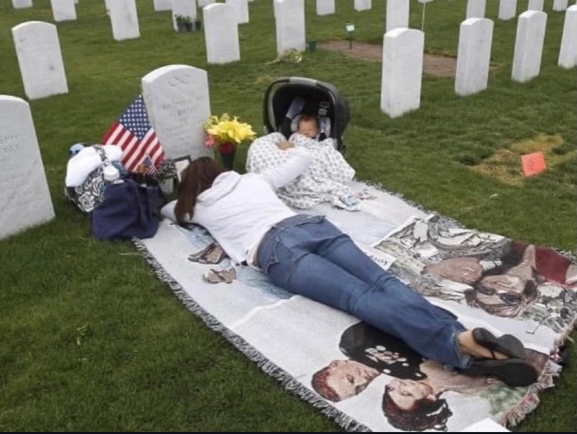 I came across this picture today and haven’t been able to get it out of my mind. To most of us, Memorial Day is a weekend we get to be with our families and an extra day off work, but for a lot of people it’s a painful reminder of a life that was cut too short. I think this quote by Reagan says it best:
““It is, in a way, an odd thing to honor those who died in defense of our country, in defense of us, in wars far away. The imagination plays a trick. We see these soldiers in our mind as old and wise. We see them as something like the Founding Fathers, grave and gray haired. But most of them were boys when they died, and they gave up two lives—the one they were living and the one they would have lived. When they died, they gave up their chance to be husbands and fathers and grandfathers. They gave up their chance to be revered old men. They gave up everything for our country, for us. And all we can do is remember.”