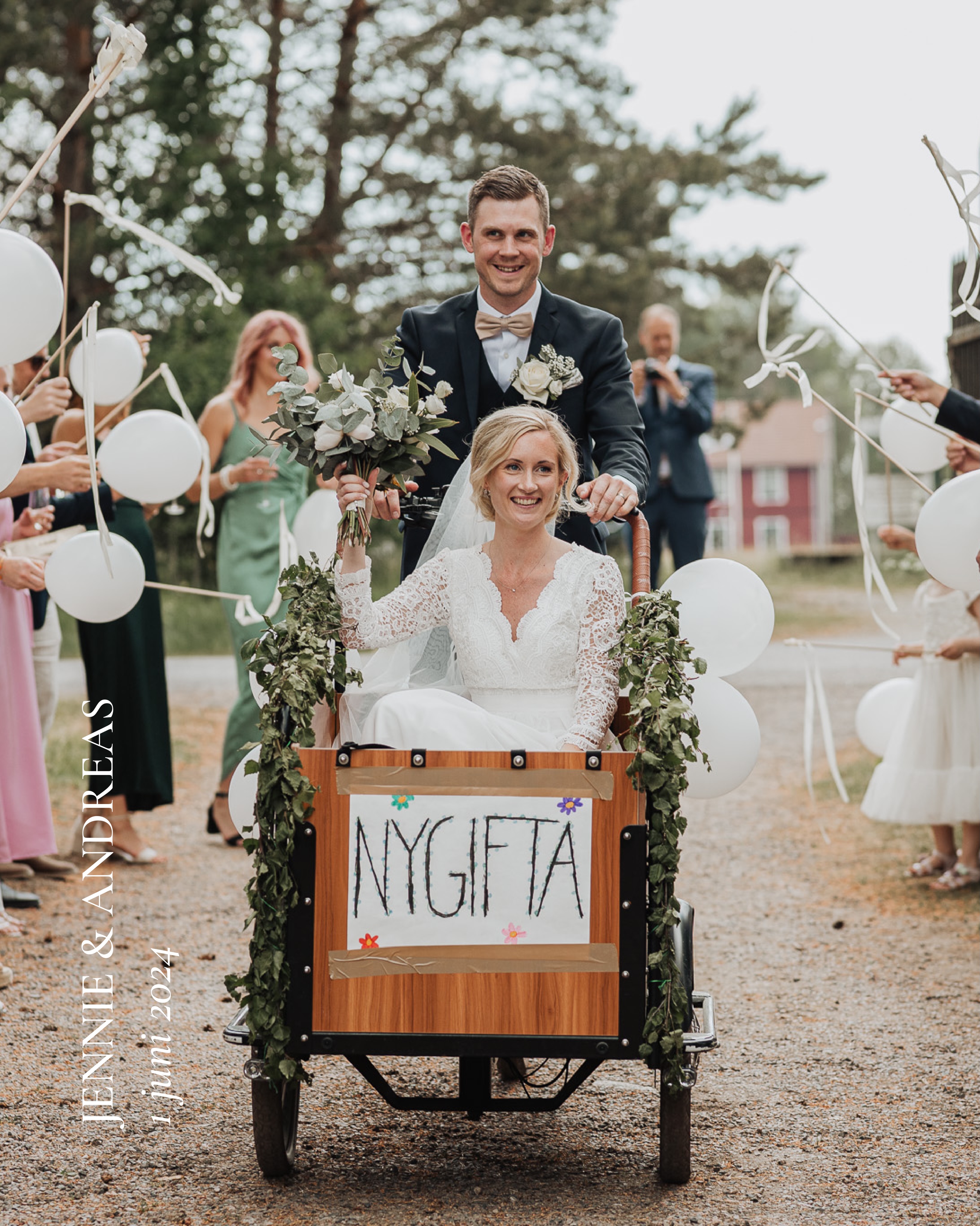Juni-bröllop ❤️
Bilder från Jennie & Andreas bröllop 1 juni 2024 - som idag firar pappersbröllop!
Foto: Linnea, @vapenmagasinet