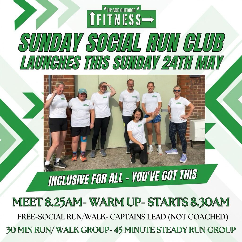 🏃♀️ THIS SUNDAY — RUN CLUB LAUNCHES! 🏃♂️
**SUNDAY SOCIAL RUN CLUB IS HERE!**
This Sunday 24th May, we’re kicking off something special — and honestly, it’s for EVERYONE.
You don’t need to be a runner. You don’t need to be fast. You just need to show up and have fun with us!
**Here’s the deal:**
✅ 08:25am — Meet at the studio + quick warm-up
✅ 08:30am — We go (on time!)
✅ FREE for everyone — members, friends, family, ex-members
✅ TWO groups so you choose YOUR pace:
• 30 min run/walk (all abilities)
• 45 min steady run (conversational pace)
**The vibe?** Social, inclusive, friendly — NOT coached, NOT about pace. Just community, fresh air, and good people.
See those smiling faces? That’s our Run Captain team ready to lead and host you. They’re there to make sure everyone feels welcome and supported.
**You’ve got this. We’ve got you.**
Turn up Sunday 24th May at 08:25am ready to go. No pressure, no judgment — just a run club that celebrates YOU.
Who’s in? 🙌
#SundaySocialRunClub #RunClub #InclusiveFitness #BillinghurstFitness #CommunityRuns