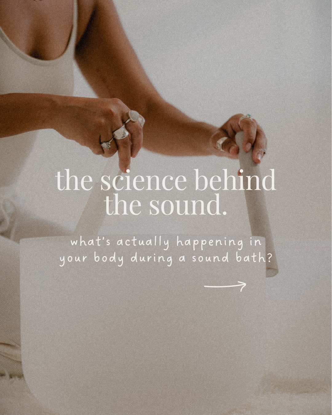 Okay let me nerd out with you for a second 🤓
Sound healing is so much more than a little “woo woo.”
We are vibrational beings living in a vibrational world - and sound has the ability to influence us far more deeply than most people realize.
Your brainwaves shift.
Your nervous system softens.
Your body moves out of stress mode and back toward balance. ⚖️
The body has always understood the language of sound 🤍
#soundhealing
#nervoussystemregulation
#brainwaves
#somatichealing
#soundbath