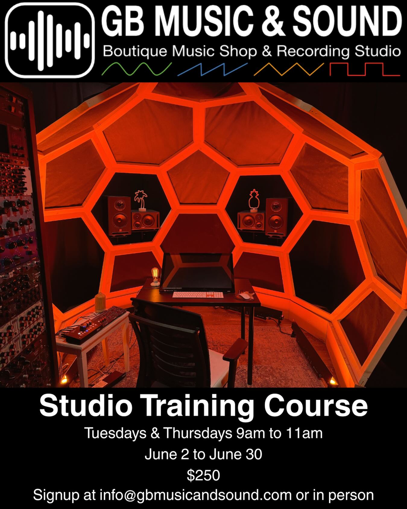 We’ve had a few messages from people asking about internships and training courses. This course is designed for our own interns, but we’ve decided to open it up for a few more people to join. It will be an intensive and practical learning experience to teach the basics of working in our recording studio. Message for details!