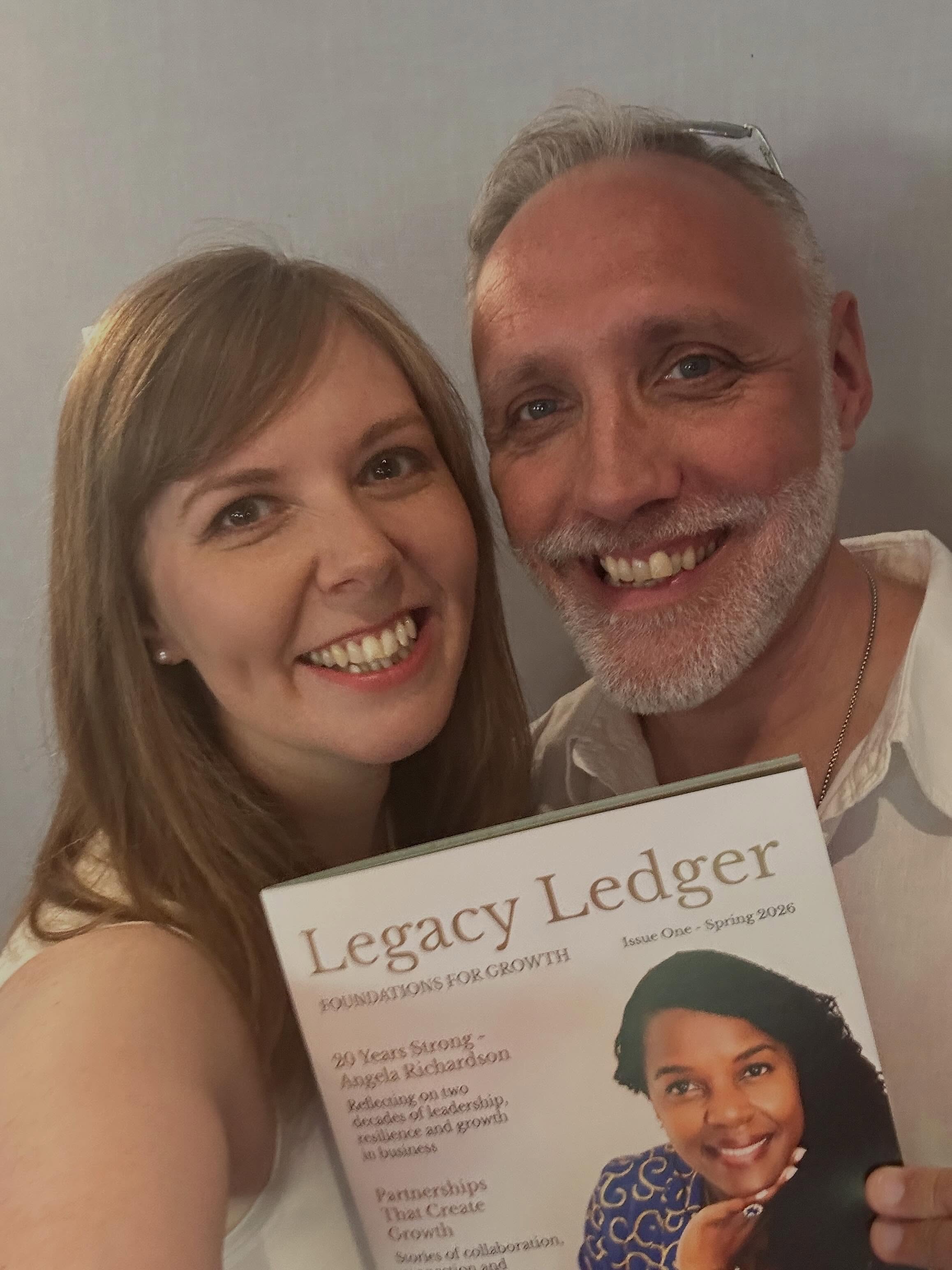 Something VERY exciting happened this weekendā¦
Myself and my partner Shaun @auraform_creative have collaborated on designing a business magazine called Legacy Ledger for the SEEDS Community and we were there to officially launch it at the SEEDS of Unlimited Growth summit on Saturday š š
It was a HUGE undertaking as every single detail across all 36 pages had to be carefully considered. And Shaun and I had to work together (and keep our relationship intact!) to hit the deadline ahead of the launch date. It was no mean feat!
But we did it, and holding the final printed product in our hands was a genuinely amazing moment š
Shaun has experience working on the international magazine White Dwarf for @warhammerofficial, so he took the lead on the overall layout, whilst I supported with graphic design elements such as the colour palette, header banners and some of the advert designs too (scroll to see some š)
All in all, we made for a pretty dynamic duo! š¦øš» š¦øāāļø
So much so, we are already in discussions for issue 2!
This magazine will be freely distributed across the Midlands via business networking groups - guess whoāll be taking some along to share at @bossbabesnetworkinguk ..? š
And there might also be a digital version coming soon for those outside the region. Keep your eyes peeled š
Iām so grateful to Vanessa-Mary at the SEEDS Community for entrusting us to bring her beloved vision to life and for the way she put such trust and faith in us - it was a dream project to be given so much creative freedom and to work alongside Shaun to do that š