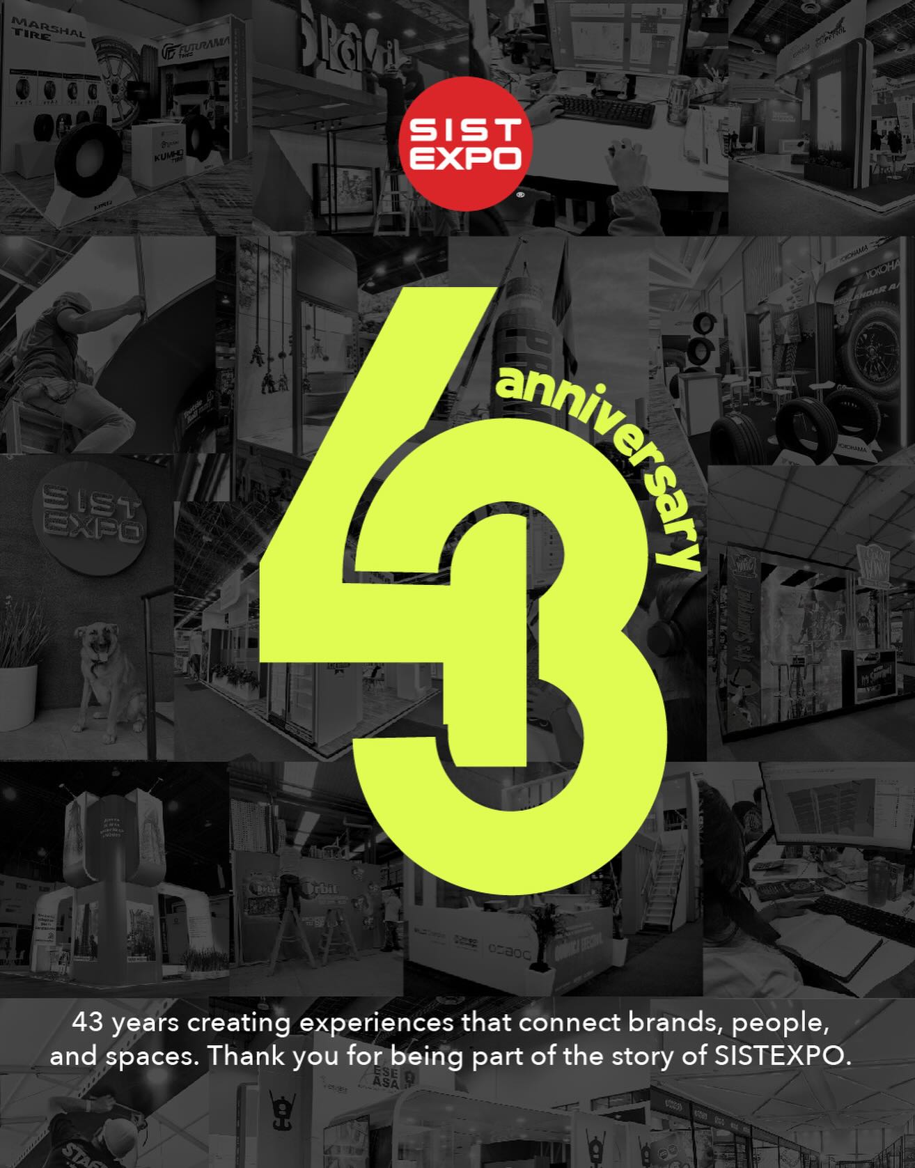 Today, we proudly celebrate 43 years of SISTEXPO.
For over four decades, we have been dedicated to designing and building experiences that help brands connect, stand out, and grow, through exhibitions, events, and custom environments across Mexico and the world.
This milestone represents more than years in business. It reflects the trust of our clients, the collaboration of our partners, and the commitment of every person who has been part of our journey.
As the industry continues to evolve, we remain focused on innovation, quality, creativity, and delivering projects with the same passion that started it all.
Thank you to everyone who has been part of these 43 years. We are excited for everything still to come.
We make it happen. ✨
#SISTEXPO #43Years #EventIndustry #TradeShows #ExperientialMarketing