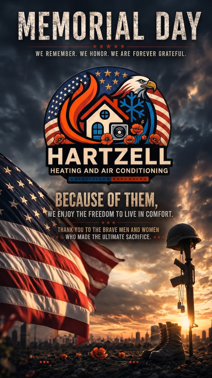 Today we remember the brave men and women who gave everything for our freedom. 🇺🇸
Their sacrifice allows us to live, work, gather with family, and enjoy the comfort of home every day. We honor those heroes and the families who continue to carry their legacy forward.
From all of us at Hartzell Heating & Air Conditioning, thank you to those who served and sacrificed for this country. We will never forget.
#MemorialDay #NeverForget #HonorAndRemember #Colorado #HartzellHeatingAndAir #HVAC