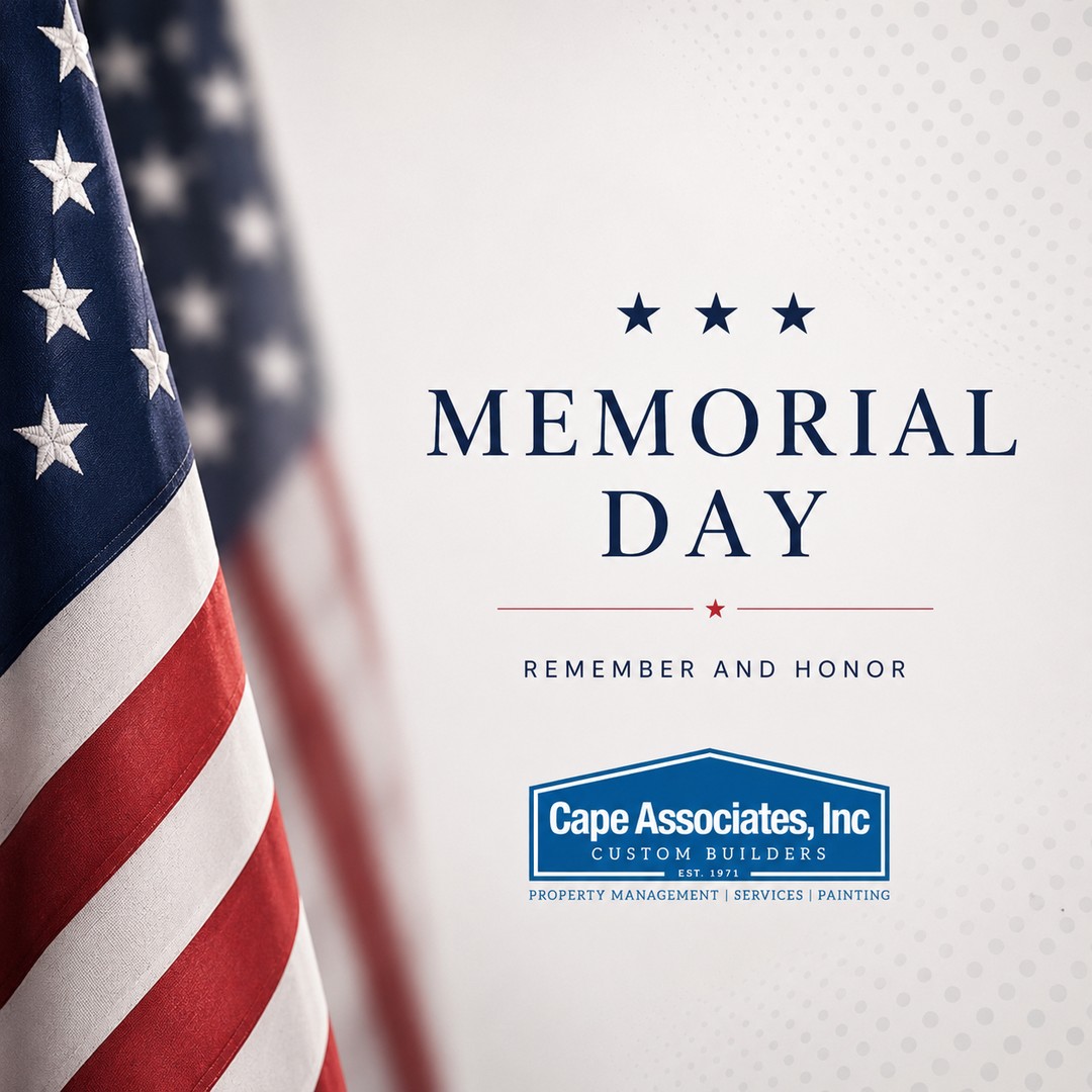 Honoring the courage, sacrifice, and service of our fallen heroes this Memorial Day. 🇺🇸
#MemorialDay #CapeAssociates #RememberAndHonor #CustomBuilders #PropertyManagement #PaintingServices