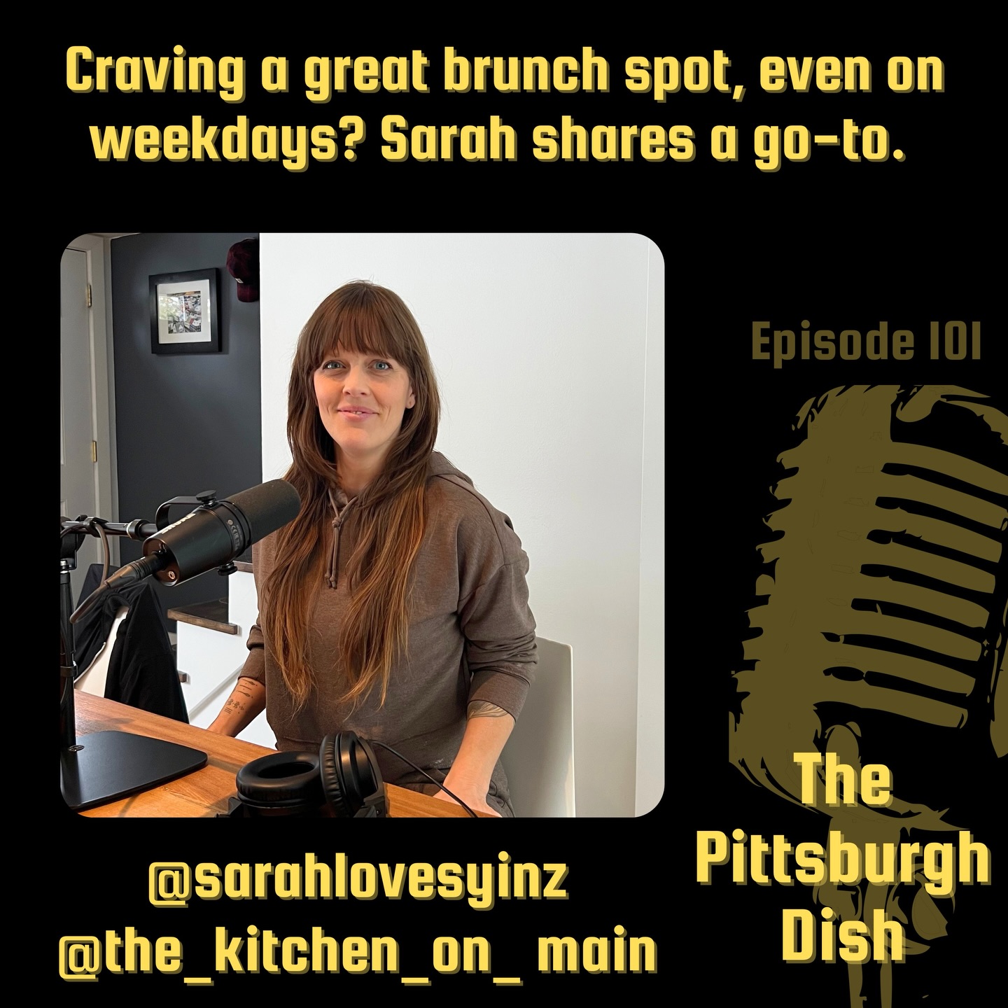 If you’re craving great brunch items, even on weekdays, Sarah share a spot (or maybe two) in Westmoreland County. Tune into Episode 101 to hear about The Kitchen on Main in Ligonier and their stellar Eggs Benedict.
The Pittsburgh Dish Podcast ‘weekly recommend’ …wherever you listen to podcasts! 🍽️🔊
#pittsburgh #pgh #podcast #local #food