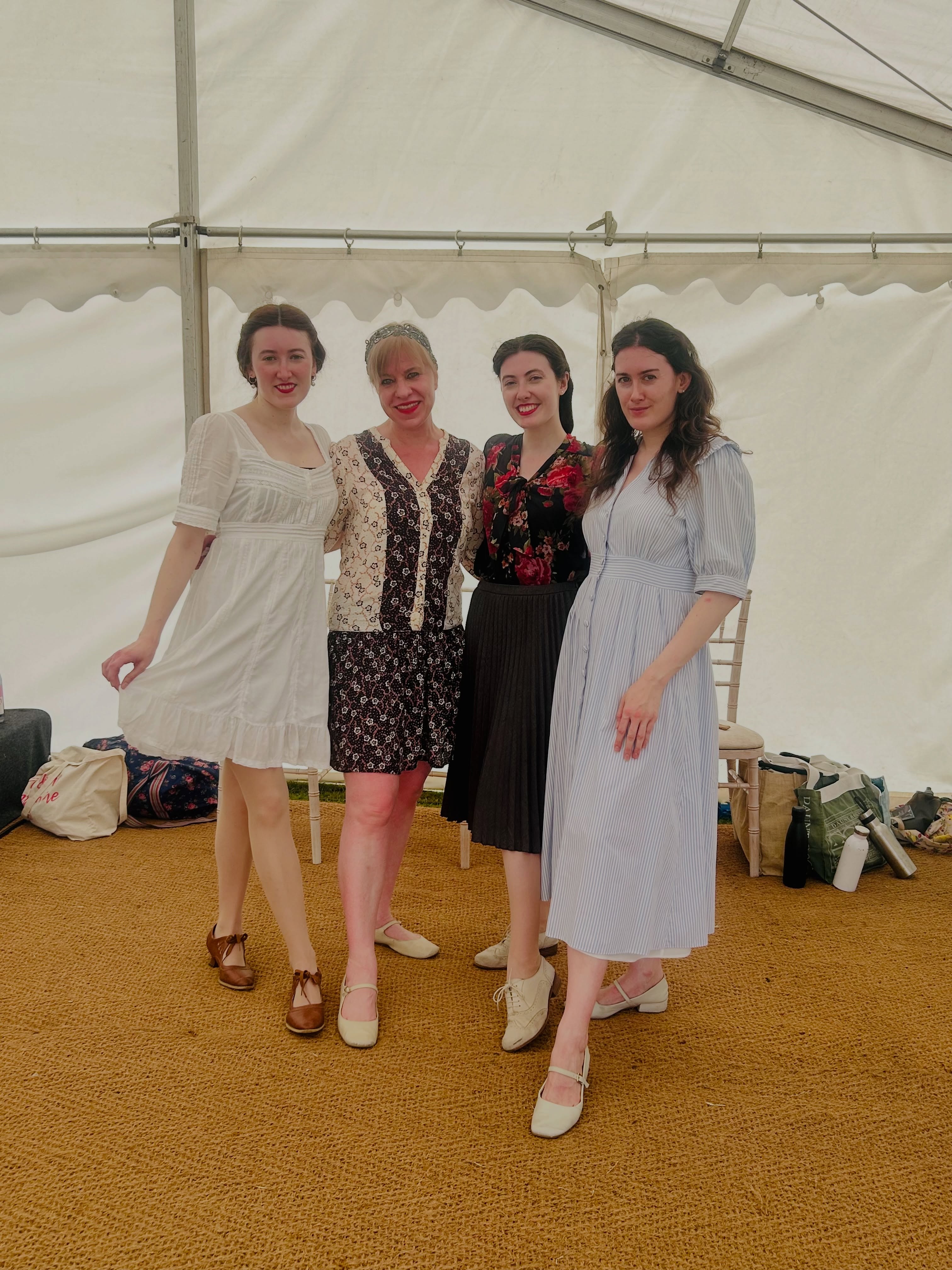 What a joyful day at @gunnersburyparkmuseum’s 100th birthday party. It was such a privilege to teach vintage dances from the 1920s at this special event. Thank you to everyone who braved this sweltering heatwave to dance the Charleston and Black Bottom with me on the hottest May Day on record. You were amazing. I can’t believe the energy in the tent today ☀️
A recap of each of the routines is coming soon. I promise.
Thank you and Happy 100th Birthday to @gunnersburyparkmuseum - a true West London treasure.
I can’t think of a better way to spend the bank holiday.
#BlackBottom #VintageDance #CharlestonDance #BankHolidayVibes #WestLondon