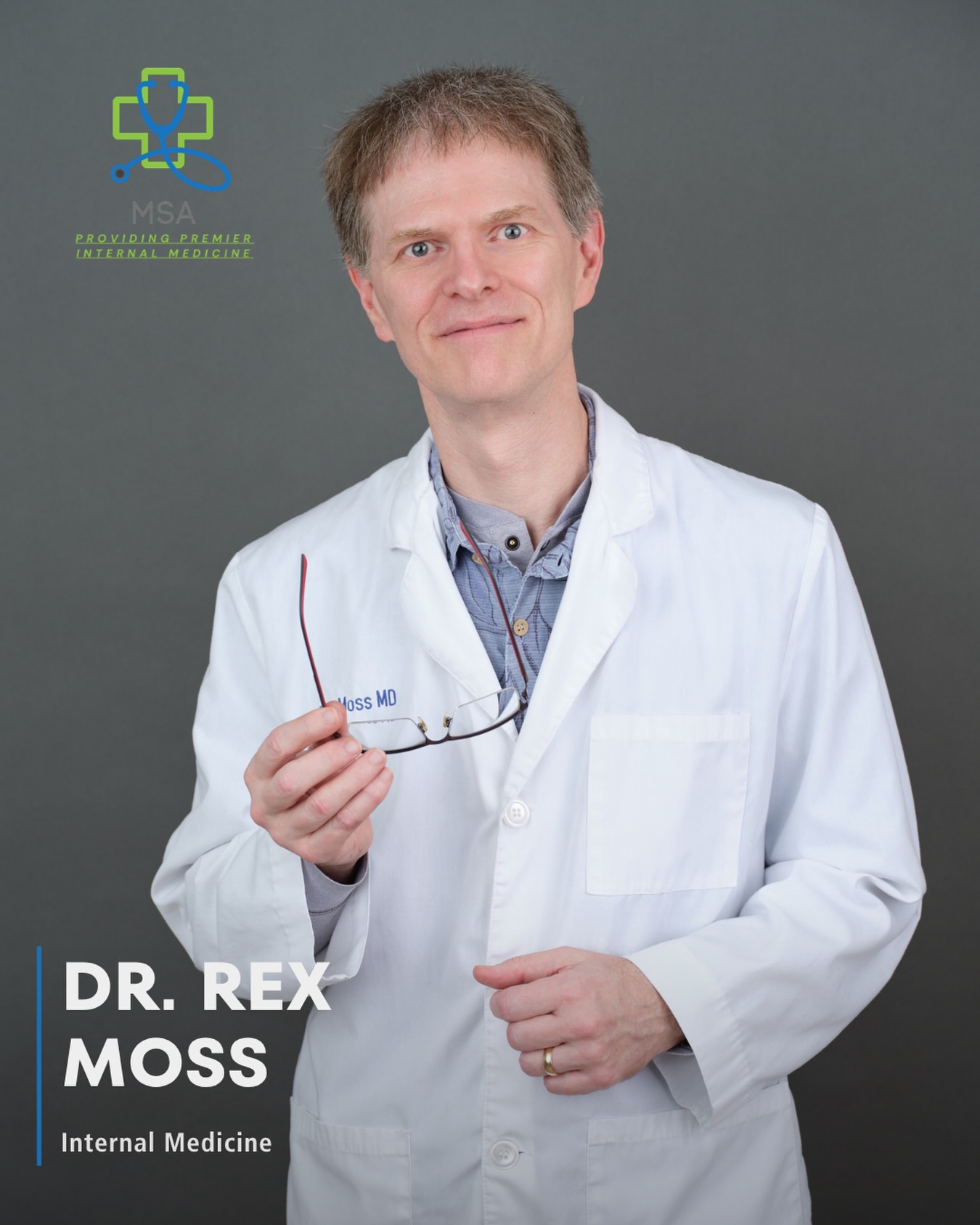 Provider Spotlight | Rex Moss, MD
Internal Medicine
Calm, thoughtful, and relationship-driven, Dr. Rex Moss brings a strong focus on prevention, chronic illness management, and long-term patient care to MSA Dallas. His background in both hospital medicine and teaching has helped shape the thorough, compassionate care he provides today. He is committed to helping patients stay ahead of bigger health issues and feel supported every step of the way.
Long-term health starts with care that looks beyond the immediate moment. Learn more about MSA Dallas and our care team at msadallas.com
#MSADallas #InternalMedicine #DallasDoctors #DallasMedical #PrimaryCareDoctorDallas