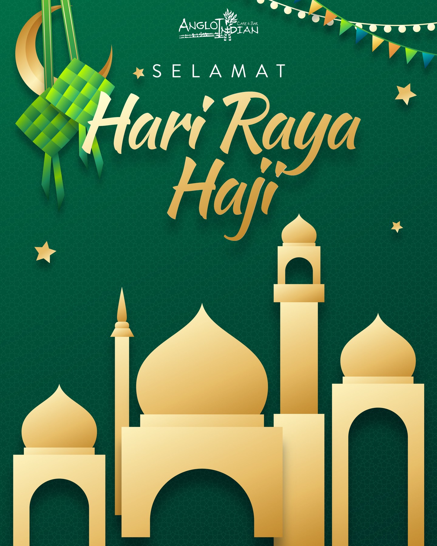 Wishing everyone celebrating a meaningful and peaceful Hari Raya Haji. โจ
May this occasion bring reflection, togetherness, and moments shared with loved ones.
โ
Anglo Indian Cafe & Bar
๐ 1 Shenton Way, #01-08, Singapore 068803
๐ 6636 9411
๐ 30 Victoria St, #01-13 CHIJMES, Singapore 187996
๐ 6873 2750
๐ 5 Straits View, #01-10 Marine One West Tower, Singapore 018935
๐ 6284 2990