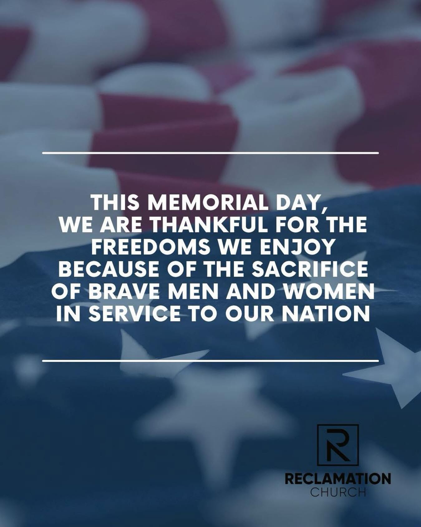 This Memorial Day, We are Thankful for the freedoms we enjoy because of the sacrifice of brave men and women in service to our nation. #memorialday 🇺🇸❤️💙