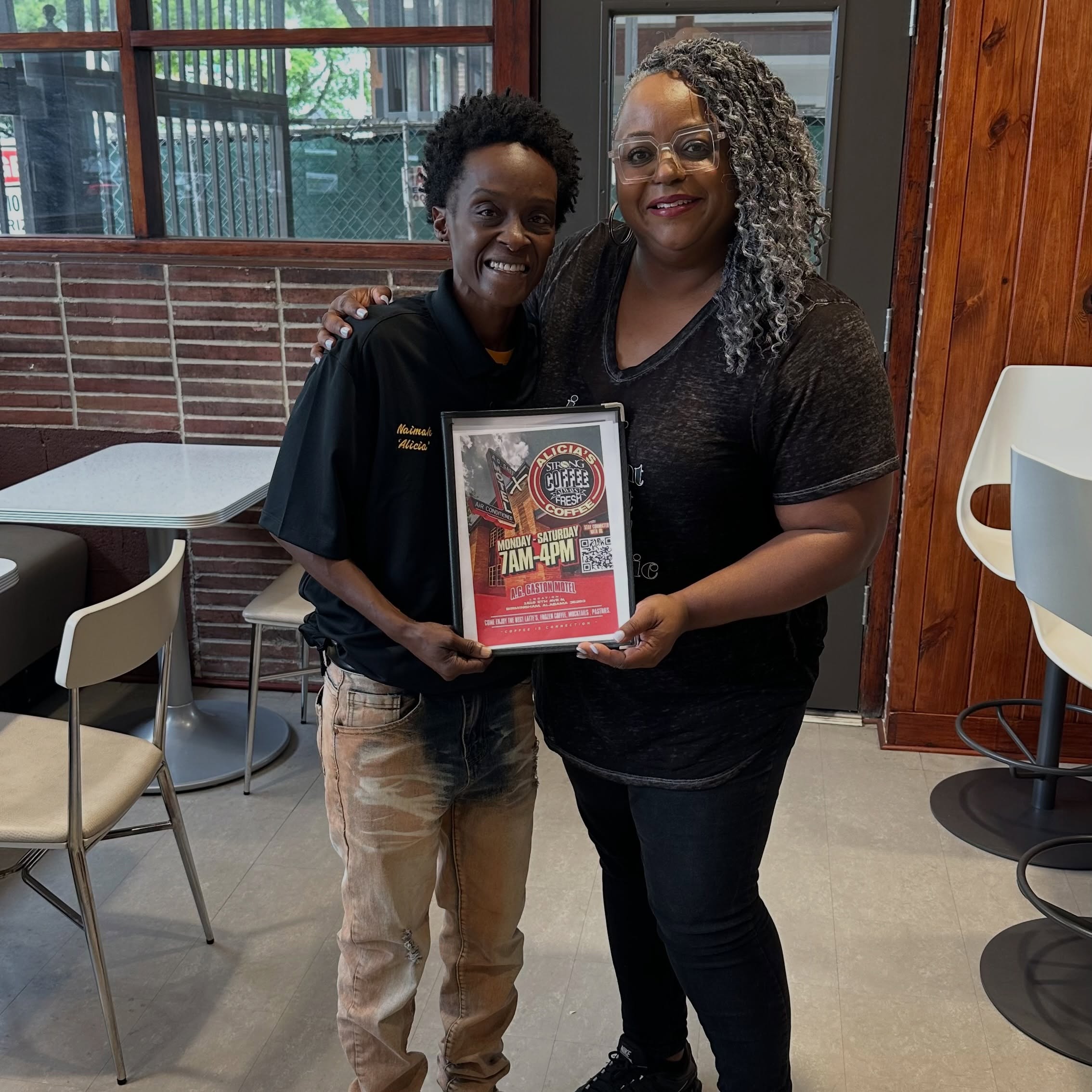 Today I was blessed to be interviewed by a legend in my city @ronda_robinson. It was a honor and than you for shining light on @railroadpark ! They help launched the start of @aliciascoffeellc.