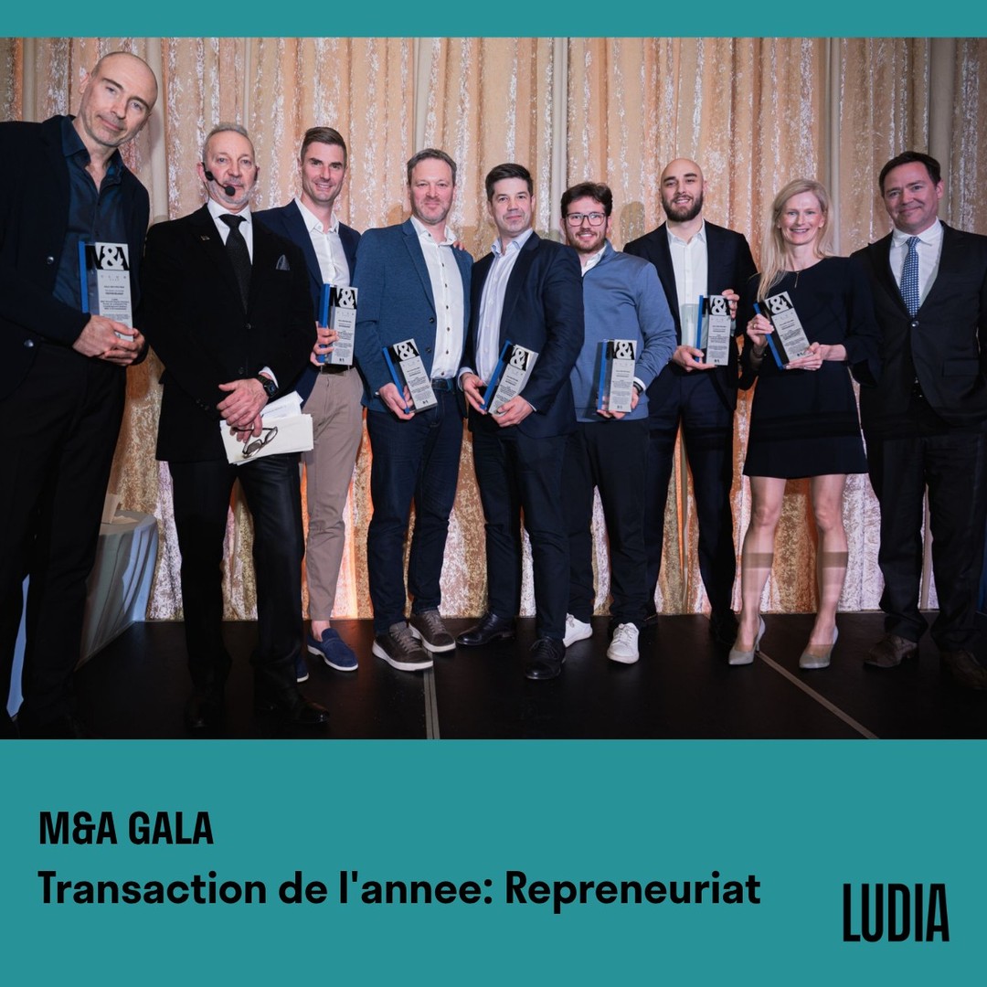 🏆 Il y a un peu plus d'un an, Ludia regagnait son indépendance.
Un chapitre de notre histoire dont on est fiers et qui n'aurait pas été possible sans tout un travail d'équipe. Voir cette transaction reconnue comme Transaction de l'année : Repreneuriat au Gala des Prix M&A, ça fait chaud au cœur.
Merci à tous les partenaires et à l'équipe Ludia qui ont cru au projet et qui continuent chaque jour de construire quelque chose de grand.
#Ludia #Repreneuriat #MAAwardsGala #CanadianCapital #Transactiondelannée