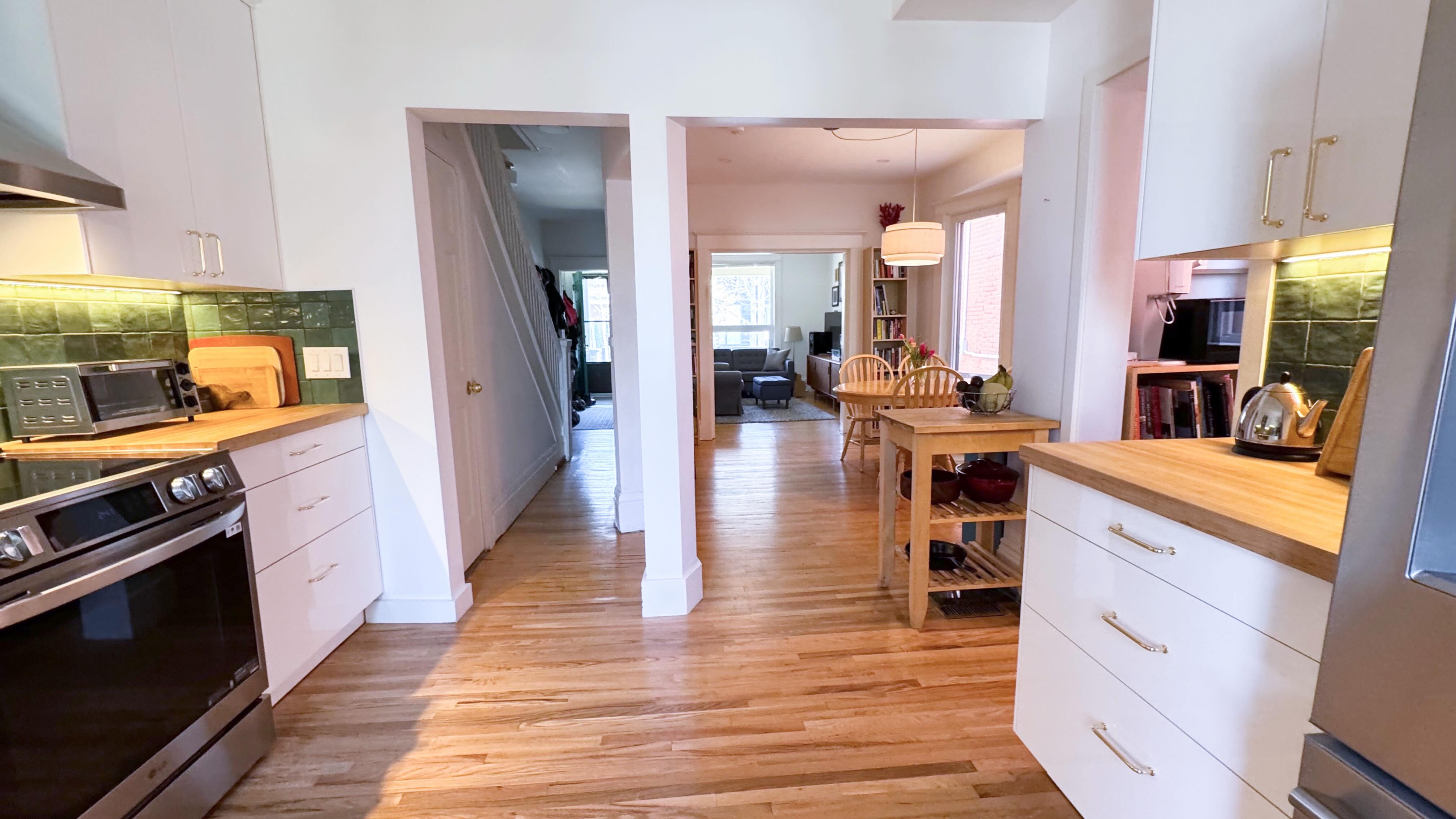 More views of our full home renovation project and restoration, one and a half years later, in the Junction, Toronto. #homerenovation #toronto #kitchenremodel #kitchendesign #contractor