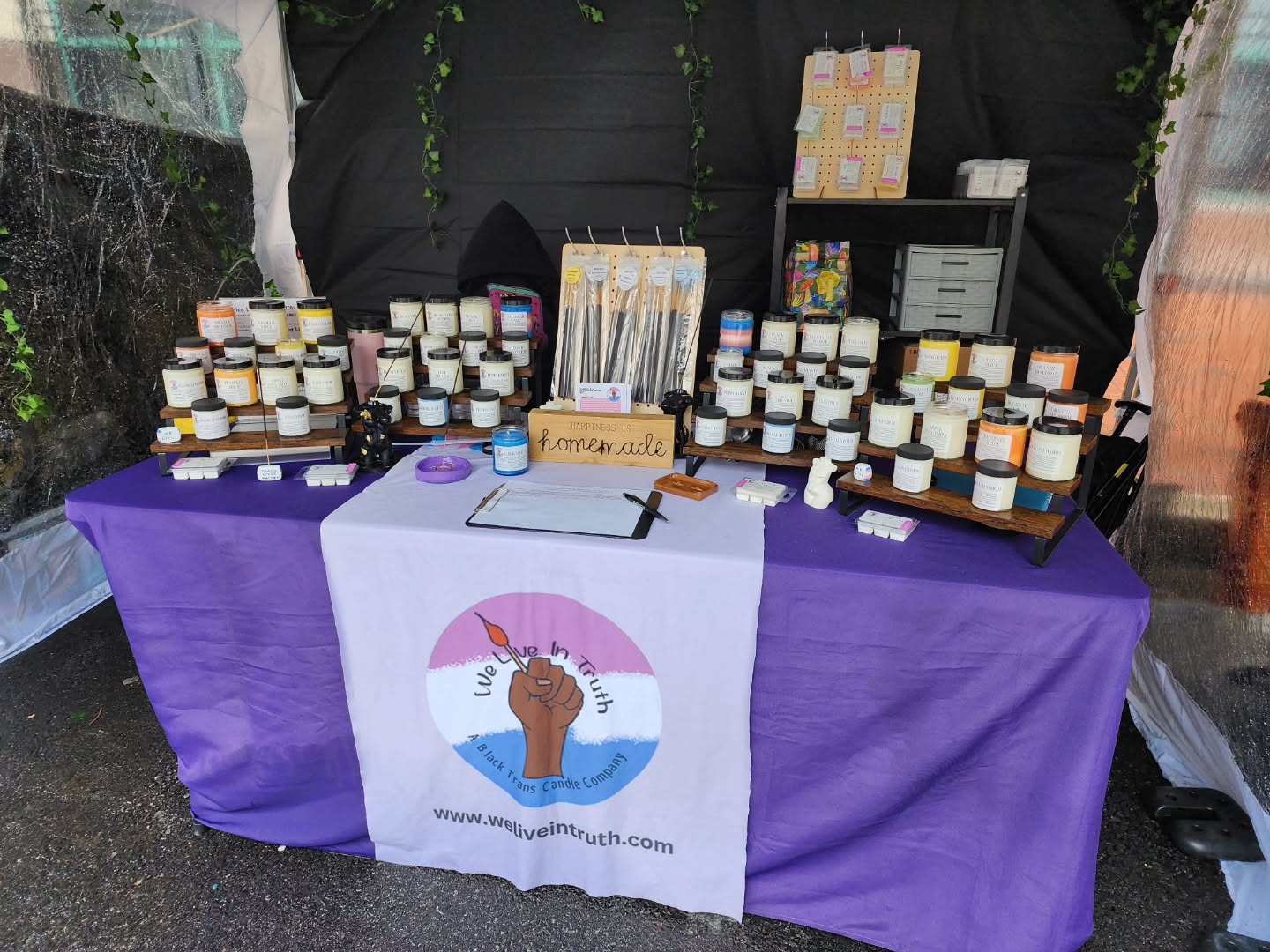This weekend we did a double!
ARTSCAPE AND SOWEBO FEST!
It was great meeting new people and sharing our products.
So many folx love our candles and Incense! And what we stand for as a business.
(It can be nerve wrecking to not be in queer specific spaces, but to show visibility and representation we have started to go outside zone our comfort and this was a moment)
This was our first and hopefully not the last!
Until next year!