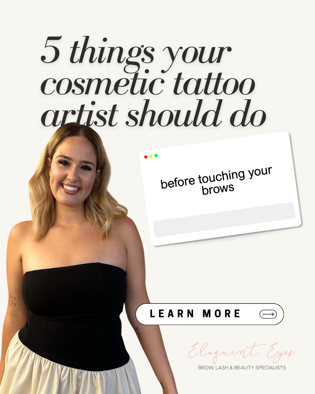 Not all cosmetic tattoo appointments are the same.
Before anything permanent happens, your artist should take the time to get the shape and colour exactly right.
This is our process, every single time.
If you’re considering it, start with a conversation
Love, Margie & The EE Team xo
📍 Eloquent Eyes | Padbury, Perth