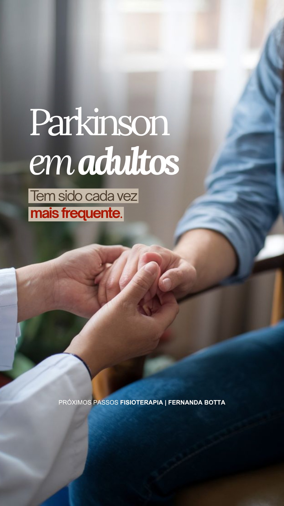 Casos públicos têm esse papel: tornam visível o que a gente vivencia no dia a dia do consultório.
Conhece alguém que tem por volta de 50 anos e foi diagnosticado com Parkinson? Envia esse vídeo.