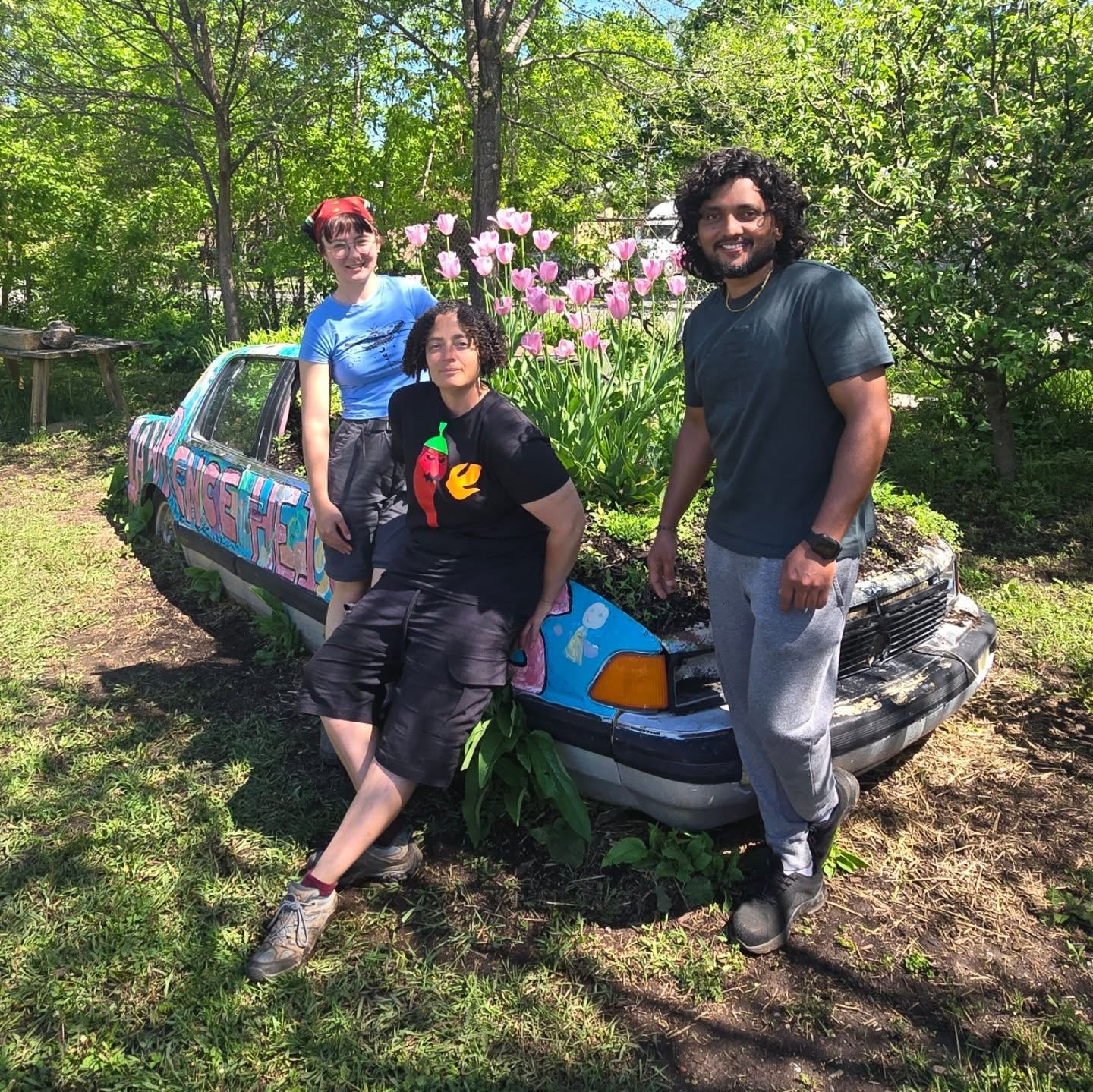 Summer in the garden - finally! ⚘️
Our GTL garden staff, from right: Ratheesh, Marcelle and Abby are in full force everyday planting thousands of seeds, working with corporate groups, teaching student volunteers and gearing up for some amazing events.
1. 🍉 Community Dinners are the last Thursday of each month. Everyone is invited. June 25 from 3:30-6:30pm.
2. 🏫 School workshops can still be booked - click the link in the bio.
3. The Fresh Food Box starts June 17, 2026. This year, hundreds of folks will receive fresh produce thanks to the help of many. 🌽🥕🥔