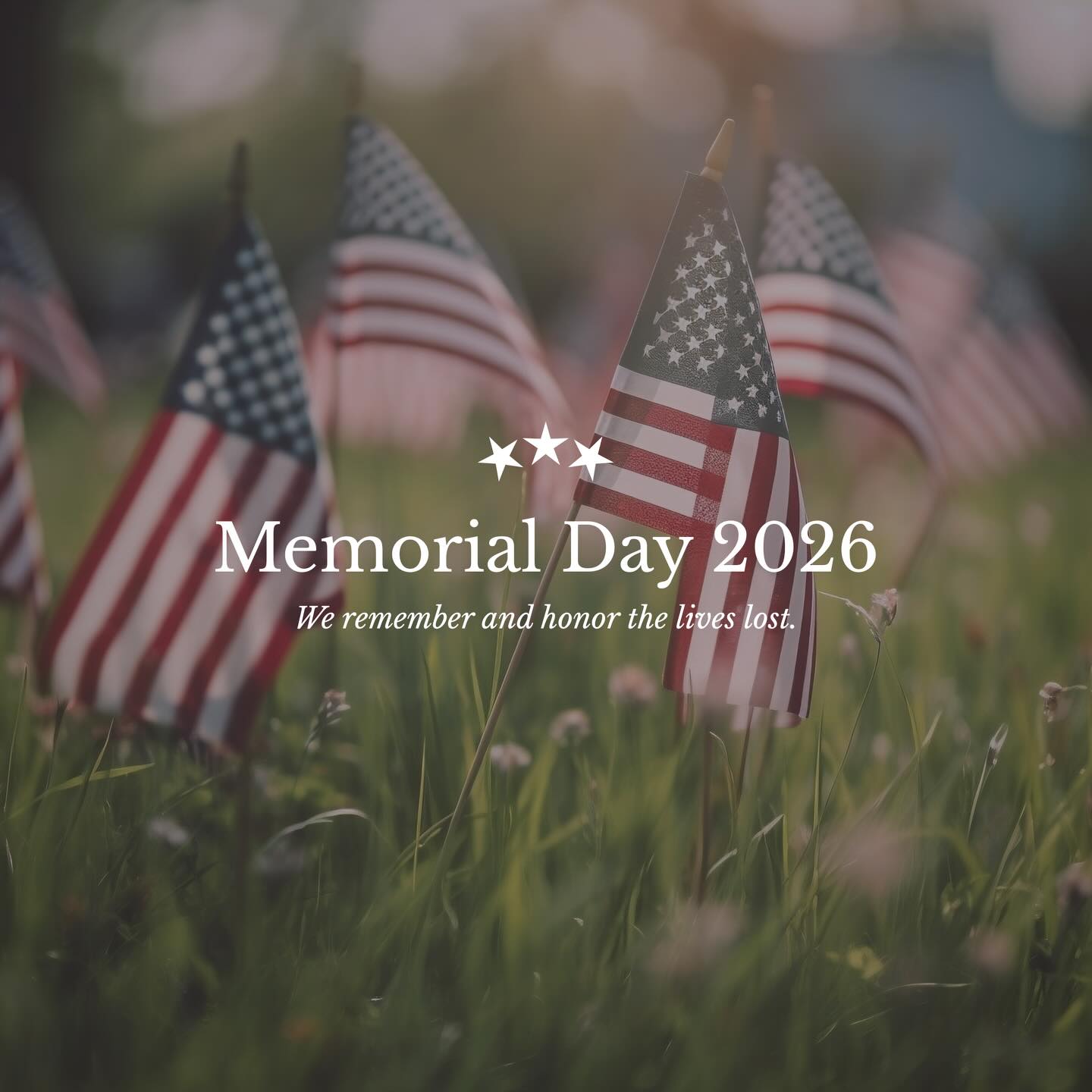 We remember, we reflect on the sacrifice made for our country, and we honor the lives lost. #memorialday