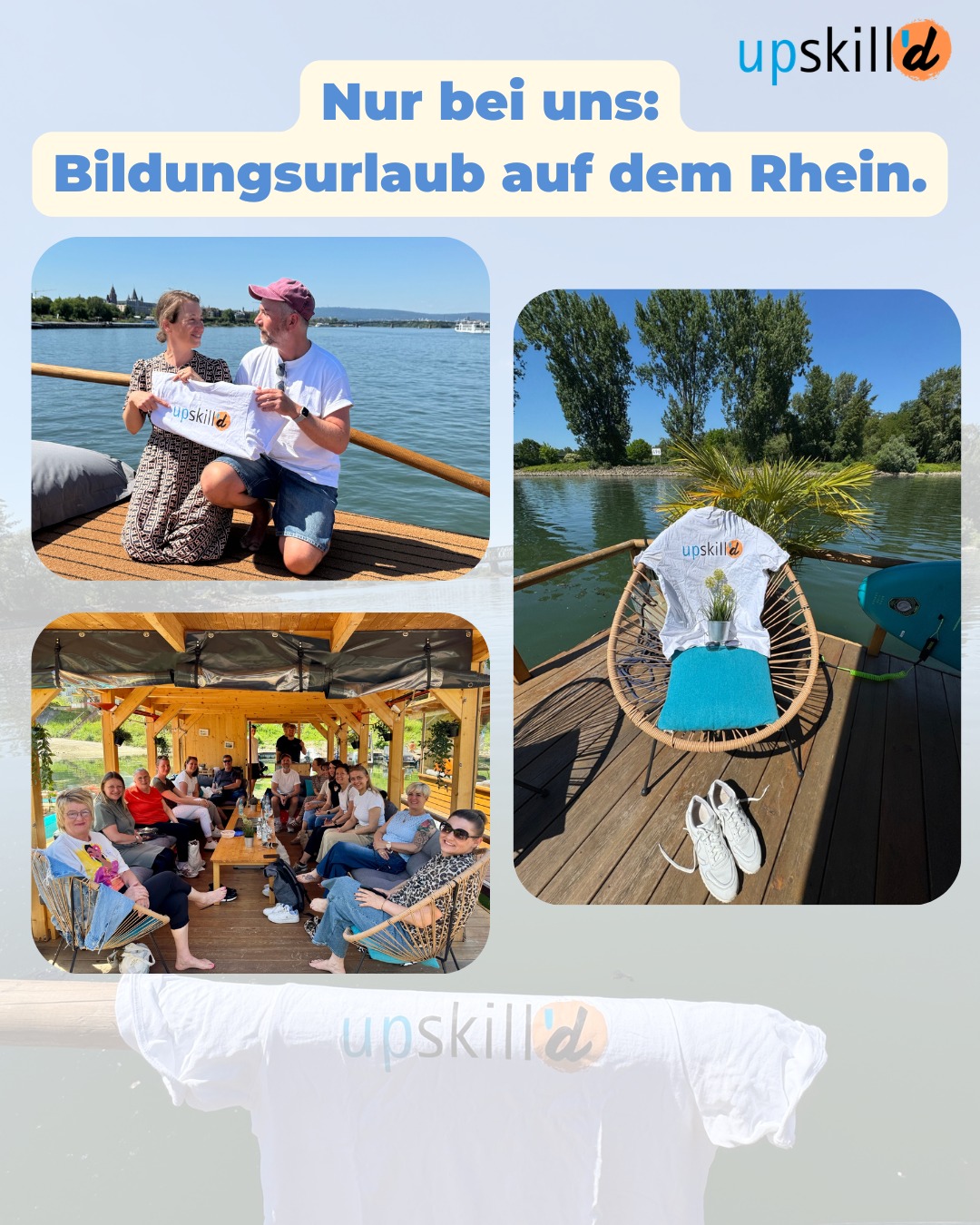 🚢 Bildungsurlaub auf dem Rhein
Weiterbildung muss nicht im klassischen Seminarraum stattfinden.
Bei @upskilld.de schaffen wir Raum für Lernen, Inspiration und besondere Erlebnisse – mitten auf dem Wasser.
Unsere Seminarwoche wird von drei erfahrenen Trainer:innen begleitet und verbindet unterschiedliche Perspektiven für eine ganzheitliche Entwicklung:
🥗 Ernährungsberatung
🧠 Psychologie
🏋️ Sportwissenschaft
Freu dich auf neue Impulse, persönliche Weiterentwicklung und echten Austausch in besonderer Atmosphäre.
👉 Mehr erfahren: www.upskilld.de
#Bildungsurlaub #Mitdirgehtsup #Weiterbildung #Mainz #NewWork #PersonalDevelopment #Gesundheit #MentalHealth