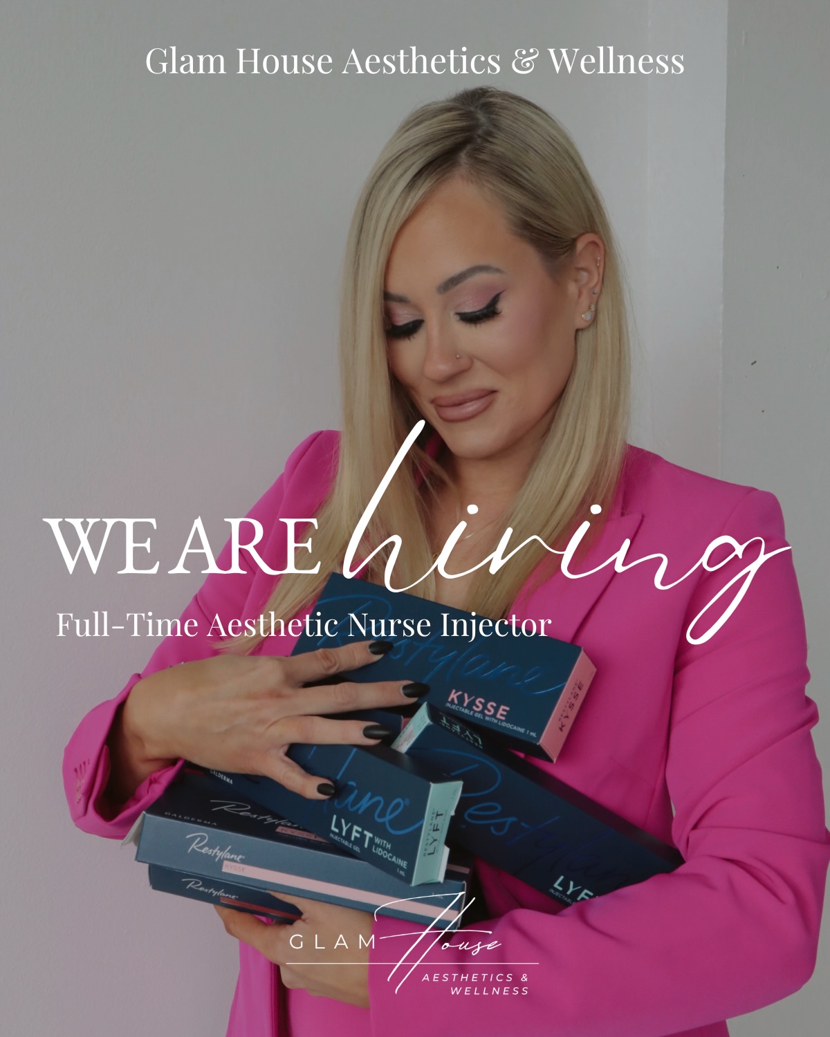 We’re growing and looking for another injector to grow with us ✨
At Glam House Aesthetics & Wellness, this isn’t just a job, it’s a team. We’ve built a culture rooted in support, education, and genuine patient care.
We’re seeking an experienced Aesthetic Nurse Injector (RN/NP) who’s confident in their craft, passionate about patient experience, and ready to step into a fast-paced, highly respected practice with strong mentorship and continued growth.
If you’re looking for a place where you can refine your skills, be part of a close-knit team, and truly love what you do every day, this is your sign.
📍 Schertz & New Braunfels
📧 glamhouseapplication@gmail.com
#AestheticNurse #NurseInjector #MedspaJobs #TexasMedspa #GlamHouseAesthetics