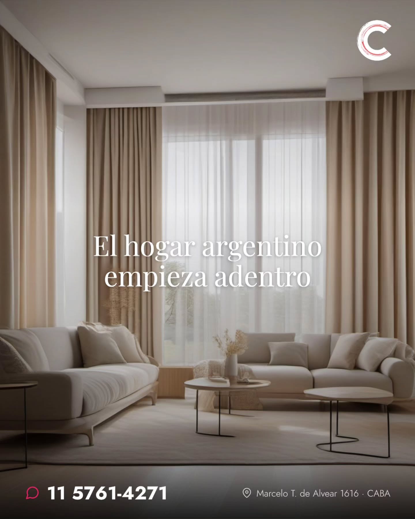 Cada casa cuenta una historia.
Y pocas cosas hablan tanto de un hogar como la luz que entra, la tela que cuelga, el detalle que vos elegiste.
Esta semana se viene el 25, y nosotros seguimos haciendo lo de siempre: vestir hogares argentinos, uno a uno.
📲 11 5761-4271
📍 Marcelo T. de Alvear 1616 — CABA
.
.
.
#hogar #cortinas #Cortiblanc#argentina #cortinasamedida