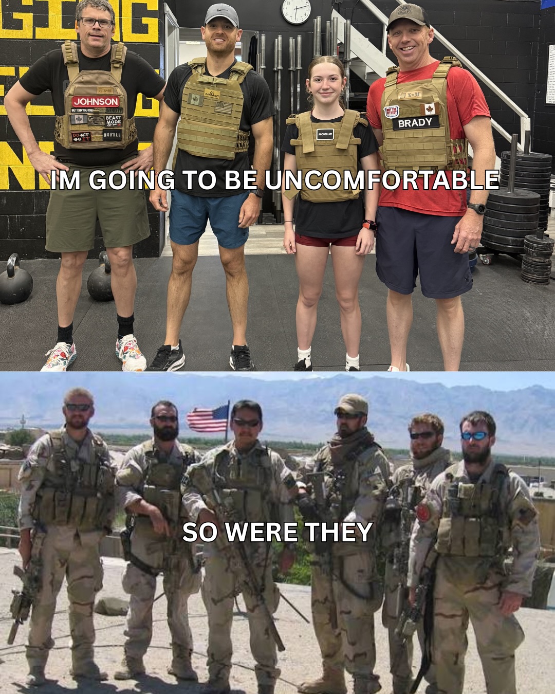Heat 1 of the day done and dusted today’s Hero WOD “Murph”
-
It’s easy to complain about a hard workout until you remember what true hardship looks like.
Today is about shifting our perspective from “I have to do this” to “I get to do this.” We get to run, we get to sweat, and we get to go home to our families when the timer hits zero.
-
Who else will be in today to honour sacrifice with effort?
-
-
-
#murphwod #murph #crossfitgym #belleville #crossfitathlete