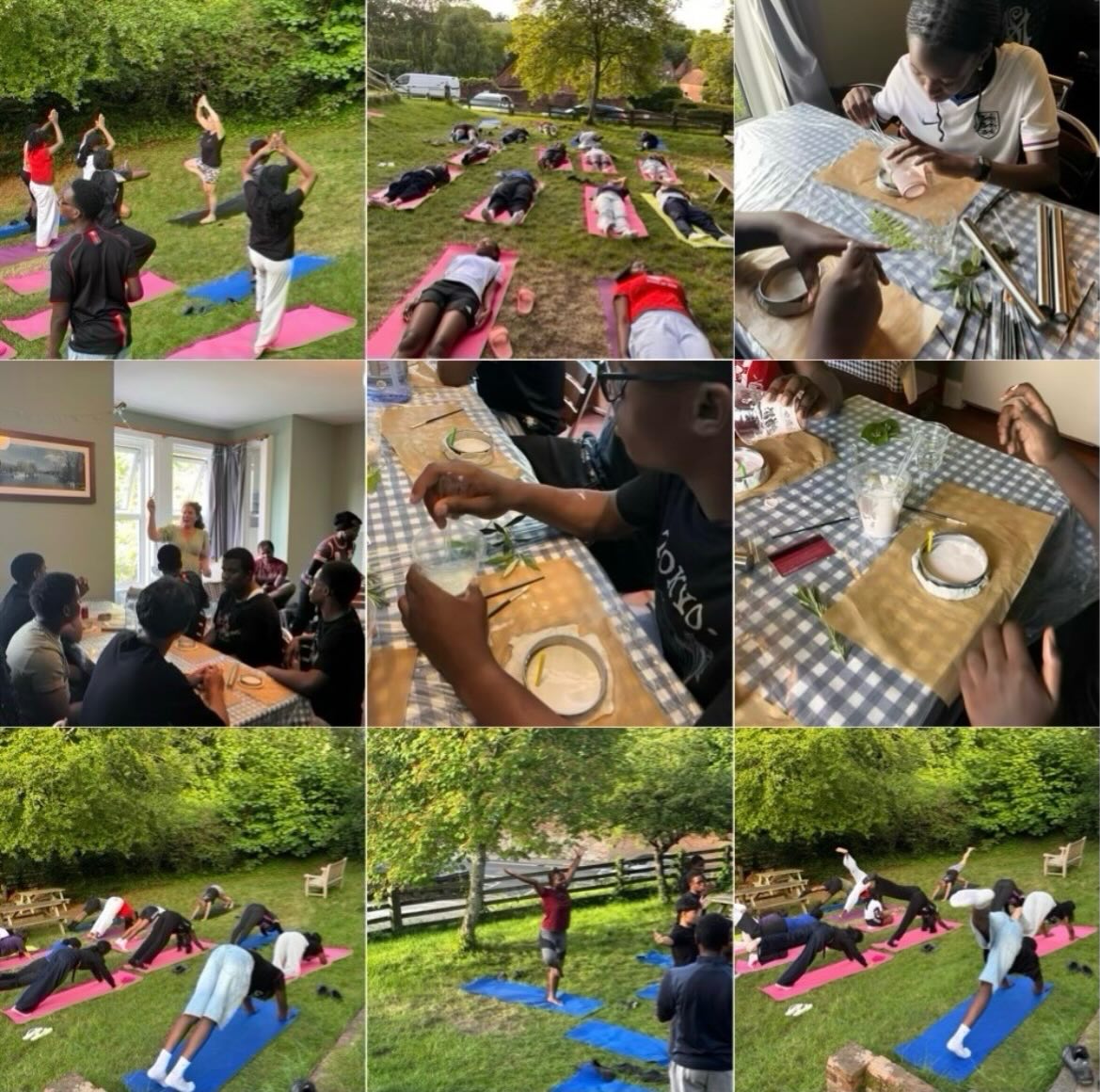 What an incredible Saturday evening! Annie and I were invited by @wilderness_expertise to bring some craft and yoga to a group of Nigerian students they are supporting this week with their DofE award.
They made British flower plaster casts as a gift to take back home, and then we ended the evening with some fabulous yoga in the sunshine. It was glorious!
Good luck to the students who embark on their award this week, and a safe flight home on Friday - we loved sharing our evening with you ❤️