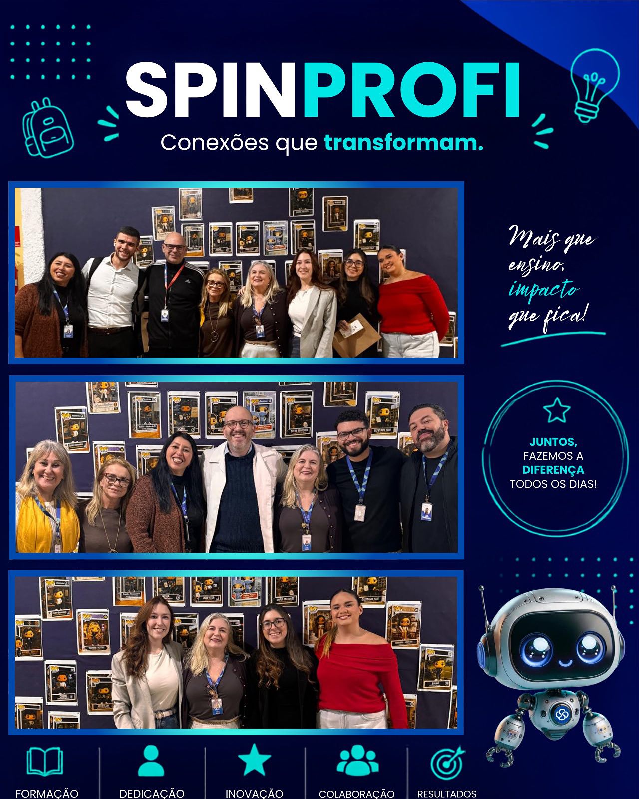 Conexões que inspiram, escolhas que transformam. ✨
No dia 27/05 aconteceu o 2º dia do Spinprofi — Projeto Profissões, e foi uma noite cheia de histórias reais, carreiras diversas e muito para refletir.
Nossos alunos do 9º ano ao 3º EM tiveram a chance de ouvir diretamente de quem já está lá — inclusive de ex-alunos do Spinosa que voltaram para compartilhar sua trajetória. 💙
⚙️ Engenharia em Foco: “O Futuro da Engenharia. Onde estão os engenheiros?” — Prof. Dr. Rodrigo Trevisoli Dória, FEI
🧠 Psicologia — Bruna Alves Teixeira Ekstein, ex-aluna
📣 Comunicação e Publicidade: “Marketing sem causa” — Profª Natália Moraes, ESPM
🌍 Relações Internacionais — Prof. Gunther Rudzit, ESPM
🩺 Medicina — Prof. Rodrigo Maciel, Anhembi Morumbi
⚖️ Direito — Luiz Otávio Ventura Silva, ex-aluno
🔬 Biomedicina — Amanda Mazzini e Maria Eduarda Valente, ex-alunas
Que noite! 🙌
#ColégioSpinosa #Spinprofi #ProjetoProfissões #OrientaçãoProfissional #EnsinoMédio #EscolhaDeCarreira #Vestibular #FuturoEscolhido #VidaEscolar #EducaçãoDeQualidade