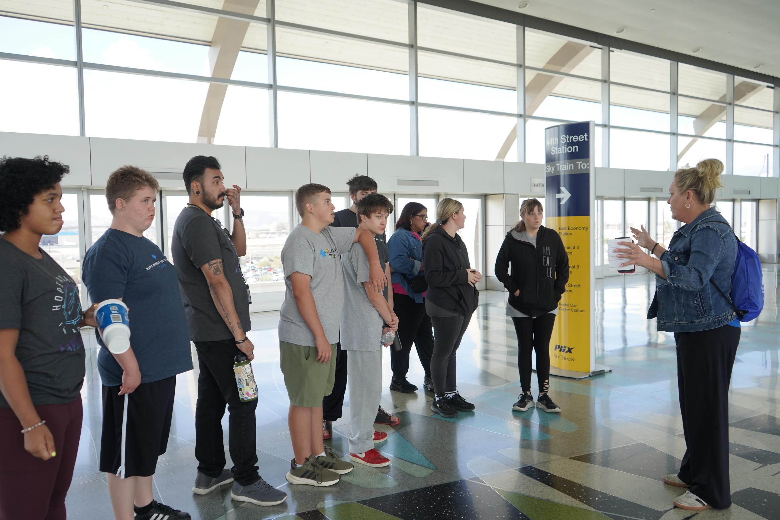 From nervous to ready for takeoff ✈️🌴
Our Middle School & High School group got a behind-the-scenes tour at @phxskyharbor with the amazing Nikki to help prepare for our annual California trip! For some students, this will be their very first flight and for others, their first time flying without parents.
What started with a few nerves ended with confidence, excitement, and all the tools they need for a successful check-in and smooth travel day. California, here we come! ☀️🎢
_____________________________________________
#catchingflights #HAACALITRIP2026 #hopeacademy4autism #californiabound #studenttravel