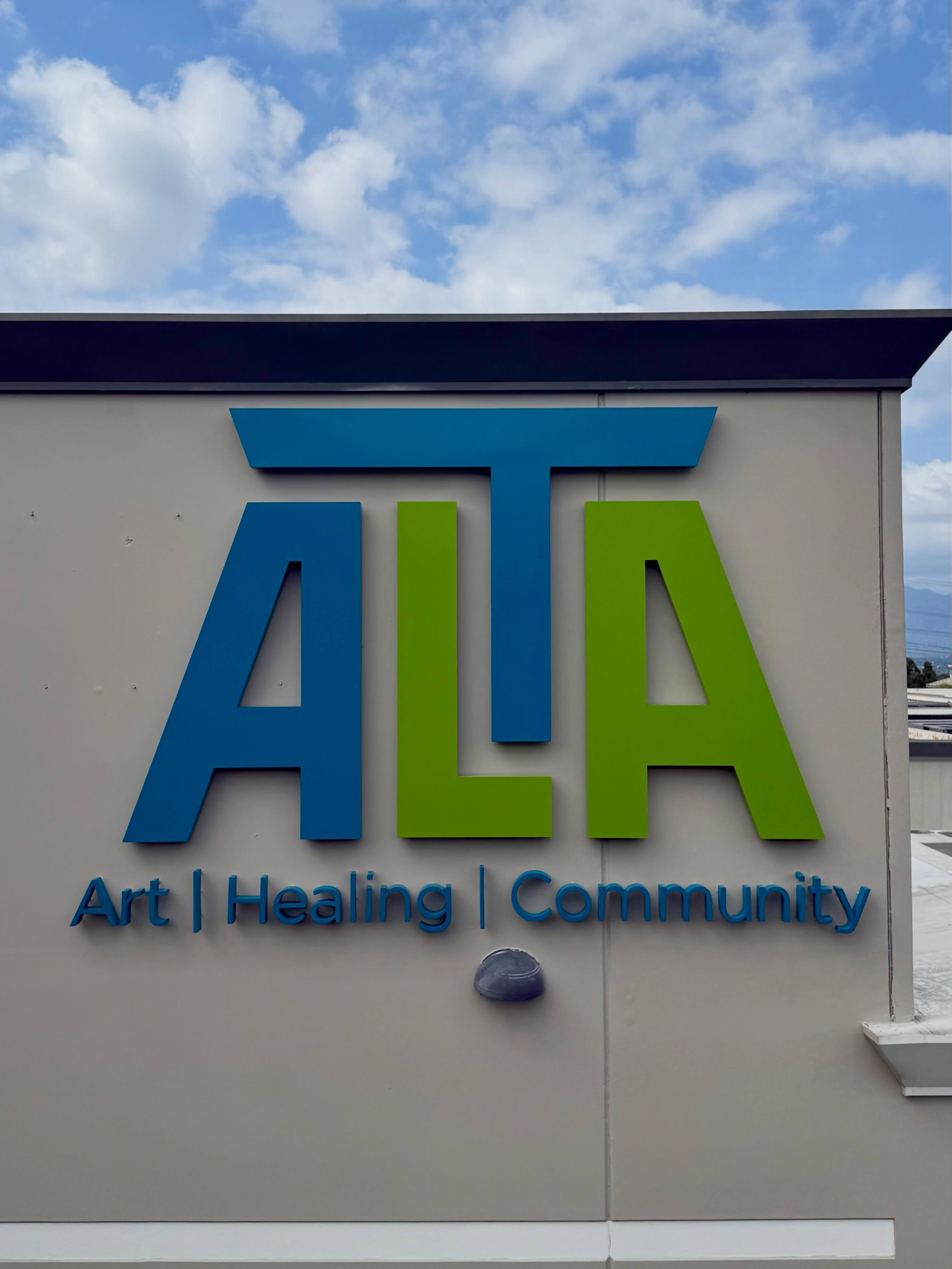 We had the privilege of manufacturing these massive letters for the Alta art gallery in Montebello. This was an all hands on deck project and we are so thrilled with the end result #signs #signagecompany #bellflower #alta
