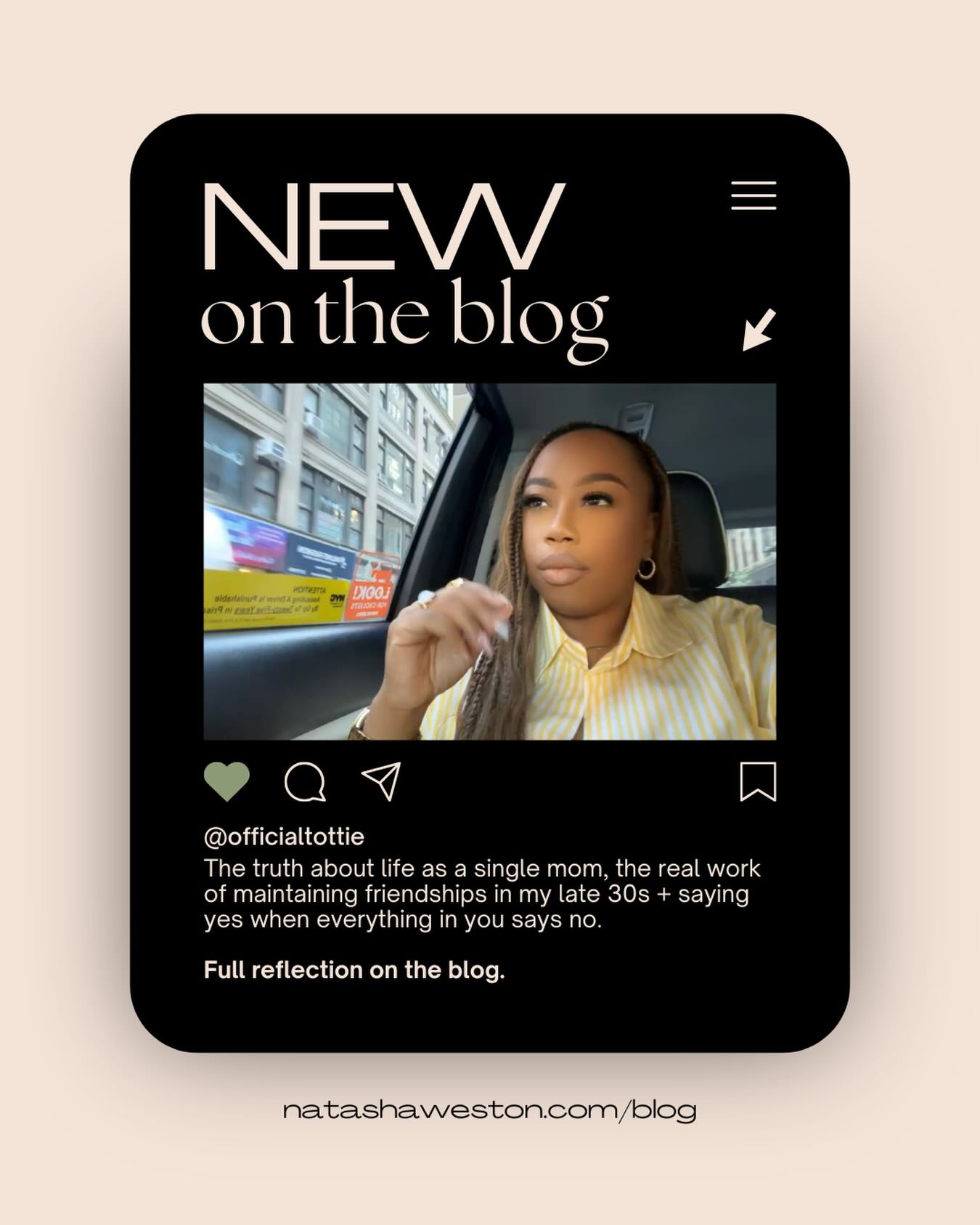 This month has had lots of full circle moments. Quiet ones. Heavy ones. Reflective ones….but all in all they have required me to go deeper.
A new post is up on the blog at NatashaWeston.com 😊
#NewOnTheBlog #FullCircle #TheInBetween #GoingDeeper #Reflectivepost