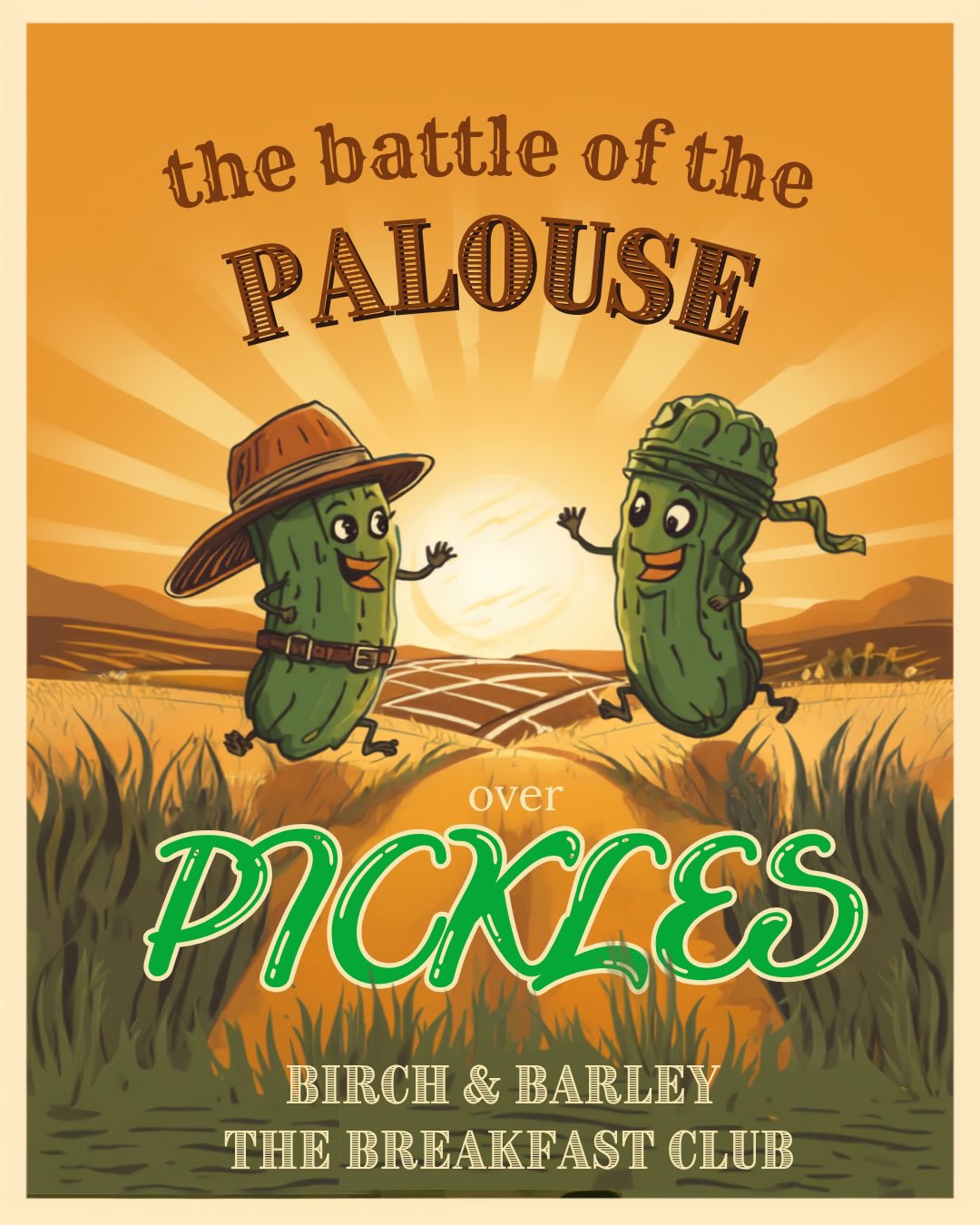 Pickle People! Listen up very carefully…we’re about to relish in absolute chaos.
-
The Battle of the Palouse over PICKLES officially goes FULL BRINE starting Tuesday, May 26 through Saturday, May 30!
-
For the first time ever, @birchandbarley and @thebreakfastclubofmoscow are going head-to-head in a pickle-packed showdown featuring special menus loaded with crunchy, salty, glorious pickle goodness! Where does your loyalty lie?!?!?!
-
Although our culinary teams and cocktail crafters are currently so locked in they’re seeing nothing but green, the rest of us continue reminding ourselves this is, in fact, a friendly competition...a kosher one, some may say. Truthfully, the only wrong choice this week is not experiencing BOTH pickle menus and becoming the Palouse pickle legend you were clearly meant to be.
-
Because we respect an aggressive commitment to pickled excellence…for every pickle item you try at EITHER restaurant, your name gets tossed into the pickle jar for prizes worthy of the occasion!
-
Pickle at Birch:
You could be one of two certified spear specialists to snag a bottle of Irish Spike’s Spicy Pickle Sauce OR claim the grand prize of a $50 gift card to The Breakfast Club. @irishspikes
-
Pickle at The Breakfast Club:
Two lucky BCLUBERS will also score Irish Spike’s Spicy Pickle Sauce OR find themselves cheersing a Maple Pickle Mimosa while walking away with a $75 Birch gift card.
-
So rest up. Hydrate. Mentally prepare yourselves. Because the real challenge this week isn’t loyalty… it’s surviving this level of pickle consumption with your dignity intact.
-
(Traditions are important, so Birch MAY suggest The Breakfast Club staff bring one back and do the loser walk to Pullman after this pickle week is complete 🤷🏼♀️😉😂)
