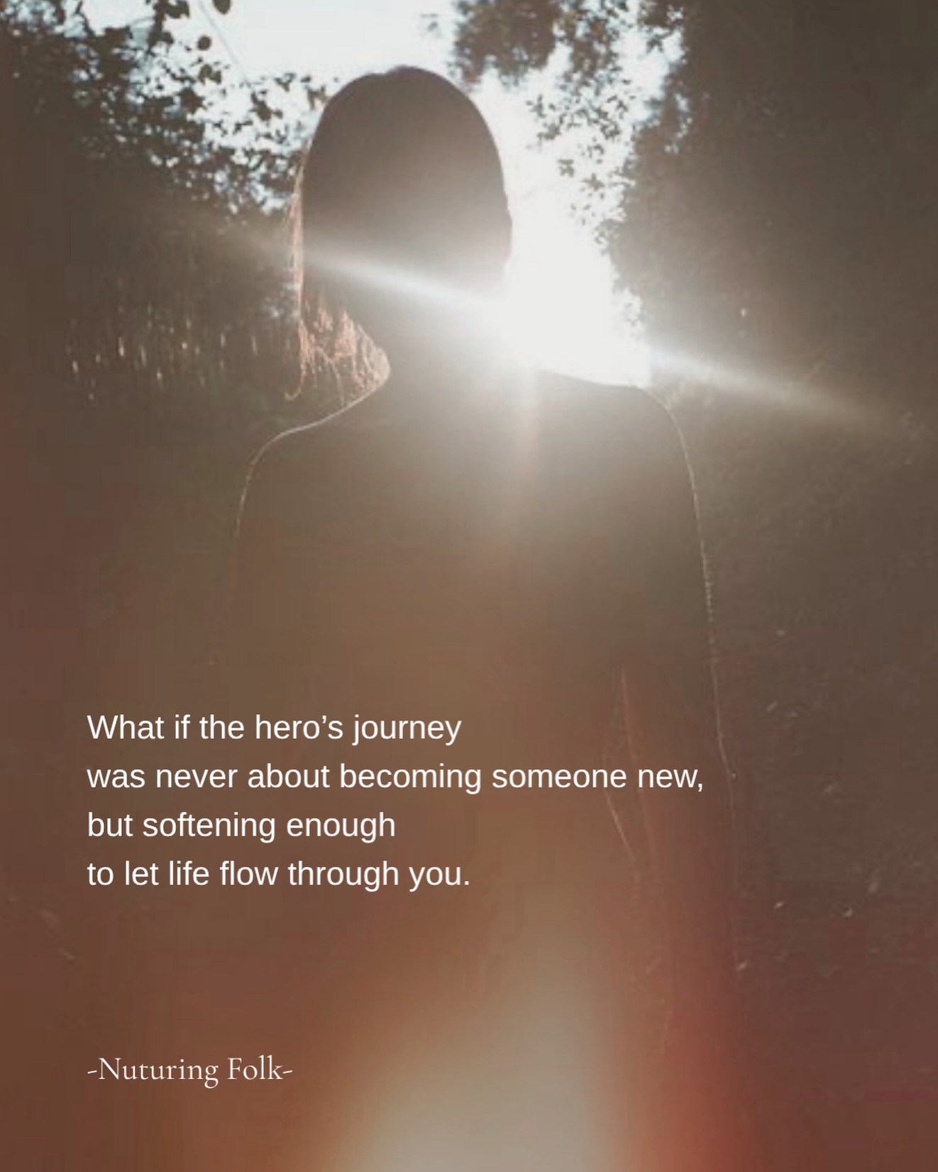 Soft enough to receive,
soft enough to feel,
soft enough to let life in.
I think so many of us have been sold a version of the hero’s journey that tells us healing is about becoming better, stronger, more healed, more productive versions of ourselves.
But maybe the journey was always about becoming ALIVE.
Your softness, your goodness, your life and flow… they are already here, waiting to take you by the hand.
And listen, this is not me pretending life isn’t hard sometimes, some things break us open, some things change us forever.
Some things we heal… And some things honestly just get filed under “what the F”
What I’m saying is, don’t forget in all this work, we are not only expanding to hold the sore parts of ourselves more gracefully.
We are expanding to hold more joy.
More flow.
More fire.
MORE life.
Otherwise we can spend so much time trying to heal our lives that we forget to let ourselves be in them.
Expand your capacity for life, you were never made just to survive it.
Ali x
#spiritualawakening #slowdown #writersofig #somaticexperiencing #seasonalliving