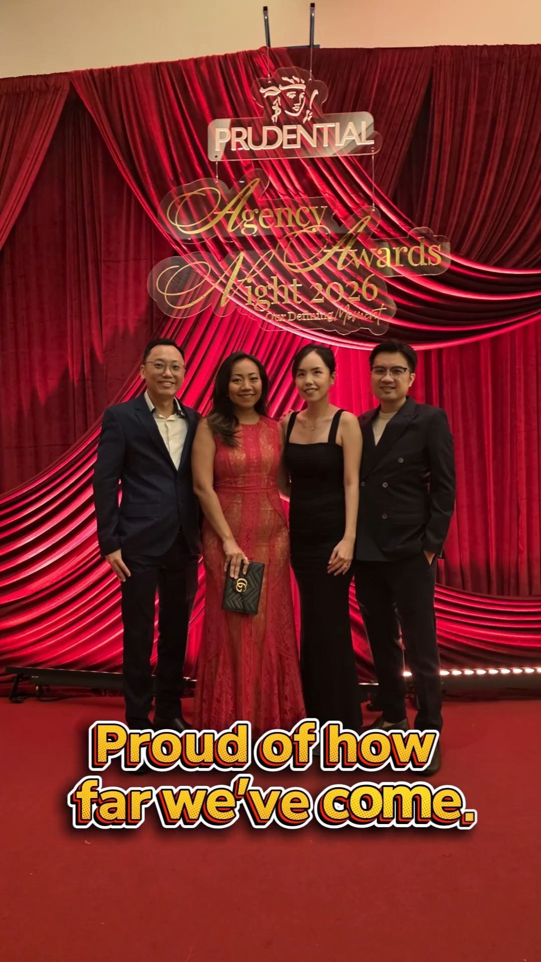 Every achievement has a story behind it.
The long days.
The uncertainty.
The persistence when nobody really sees it yet.
Grateful for the journey, the people, and how far we’ve come together.
Prudential Agency Awards Night 2026.
#successmindset #leadership #growthmindset #teamwork #motivation #entrepreneurlifestyle #keepbuilding