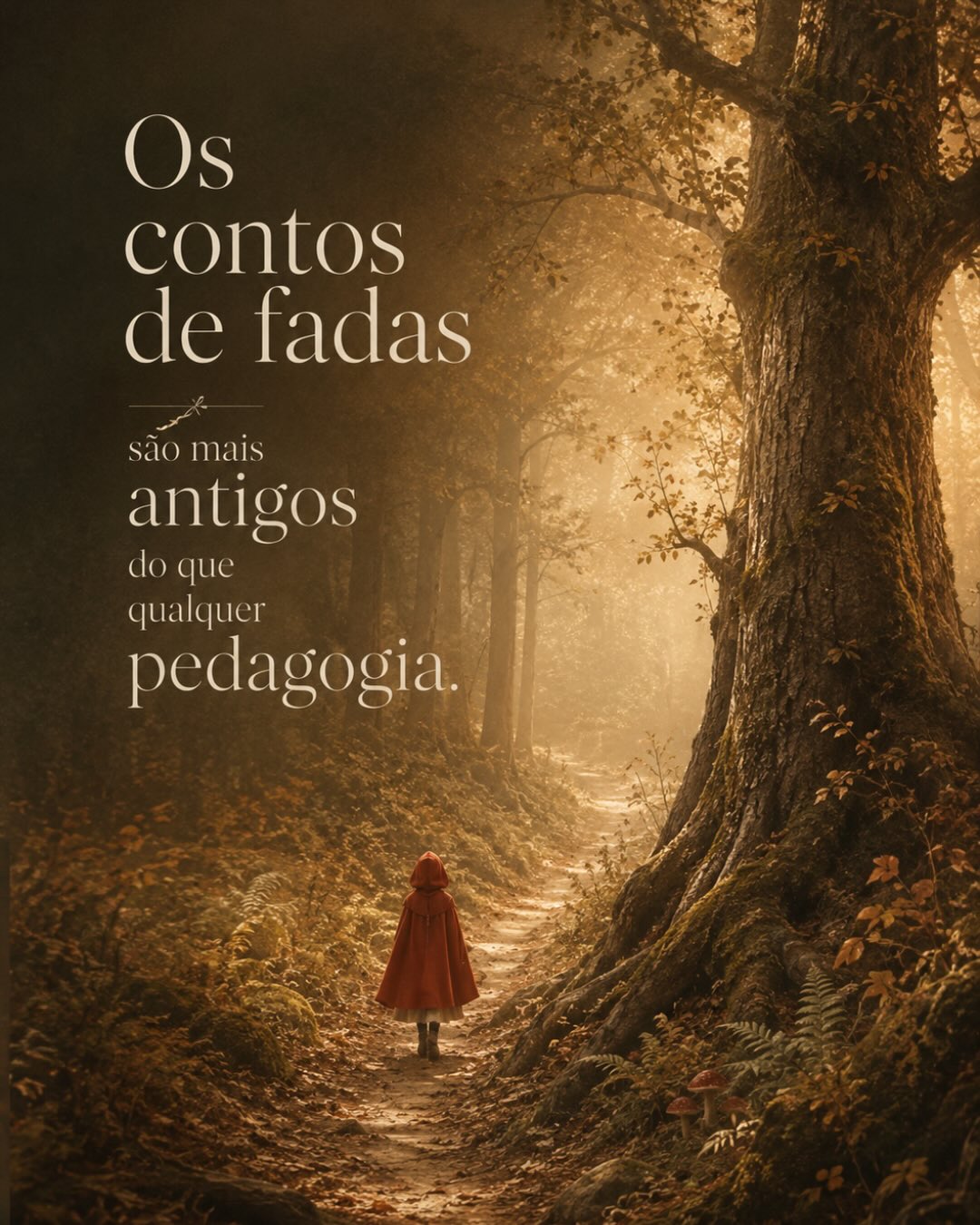 Voltámos há dias da terra dos Irmãos Grimm, na Alemanha.
E trouxemos connosco uma certeza que não nos larga.
Estas histórias contadas há centenas, talvez milhares, de anos continuam a tocar tão profundamente uma criança de hoje.
Porquê?
Muito antes de existir qualquer método educativo, já os seres humanos contavam estas histórias à volta do fogo.
E talvez isso acontecesse porque elas guardavam algo essencial: uma forma antiga de ajudar o ser humano a lidar com o medo, a perda, a coragem, o desconhecido, o crescimento.
Os contos de fadas não sobreviveram por acaso.
Sobreviveram porque continham sabedoria humana.
A pedagogia Waldorf não inventou isto. Reconheceu algo muito mais antigo: a criança pequena compreende o mundo através de imagens vivas, não de explicações abstratas.
E talvez seja por isso que o conto verdadeiro nunca elimina a floresta escura, o lobo, a travessia difícil.
Não para assustar a criança, mas para lhe oferecer, em segurança, imagens que ajudam a organizar emocionalmente aquilo que ainda não consegue nomear.
Os Irmãos Grimm não criaram estas histórias.
Recolheram-nas como quem salva sementes antigas antes que desapareçam.
E quanto mais estudamos este tema, mais sentimos que os contos não são apenas entretenimento.
São orientação emocional.
Mapas internos.
Uma linguagem ancestral para ajudar o ser humano a atravessar a vida.
Talvez seja também por isso que, mesmo no meio de tanta teoria e metodologia, continuamos a sentir que há algo nos contos que permanece insubstituível na infância.
No Raízes do Ser, é exatamente esta profundidade que exploramos: a sabedoria ancestral da infância à luz da pedagogia Waldorf, não como teoria vazia, mas como algo vivo, observável e profundamente humano.
Se sentes que este tema também te chama, junta-te a nós.
E escreve-nos também: queremos genuinamente conversar com educadores e profissionais de infância que sentem que ainda há muito por descobrir nestas histórias antigas.💛