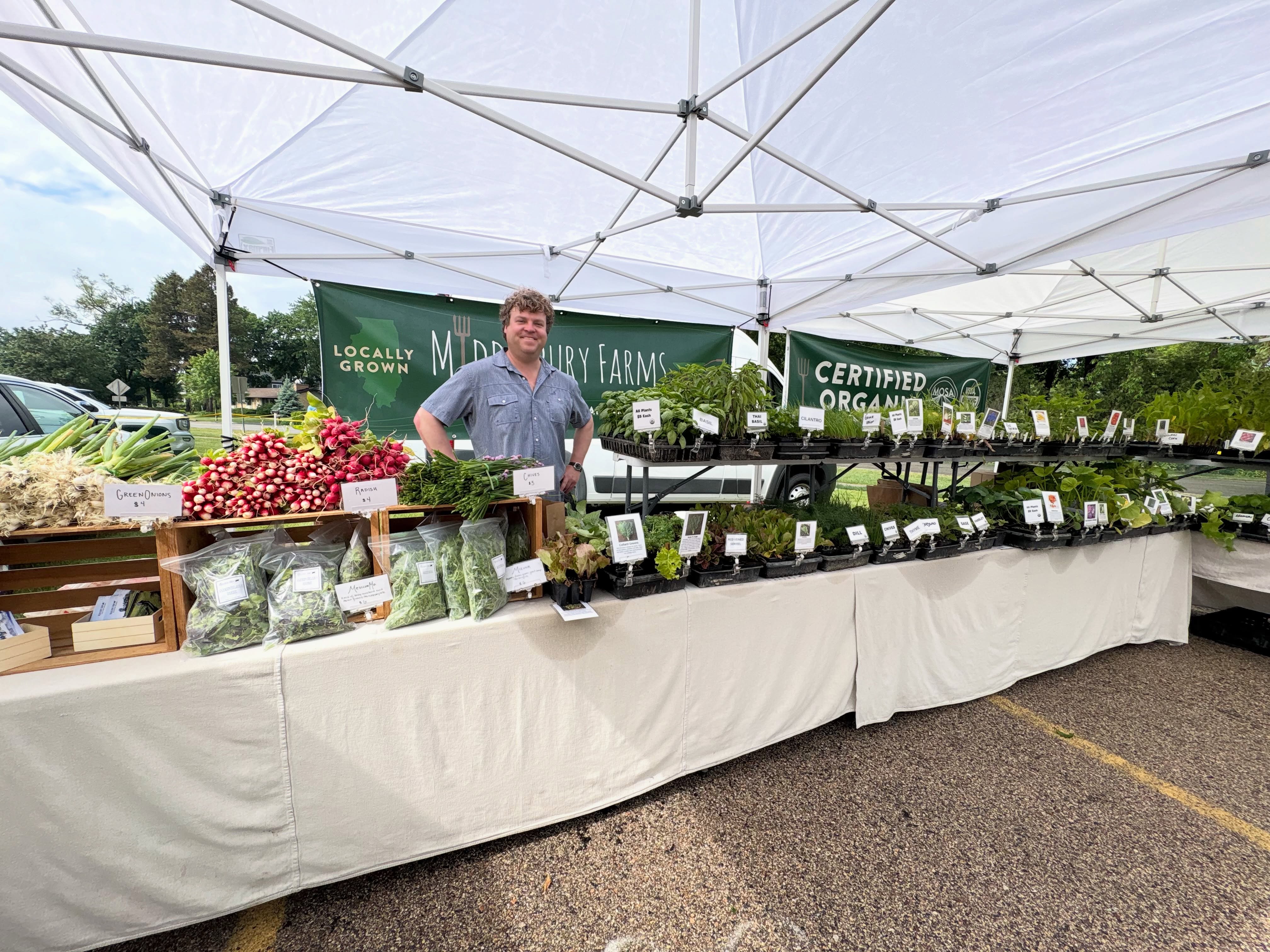 We’re back at the Dole Farmers Market in Crystal Lake today from 10 AM–2 PM! 🌱☀️
Find us here every Sunday through October with fresh certified organic produce, plants for your home gardens, greens, herbs, and more. Come shop local and kick off market season with us! 💚
#DoleFarmersMarket #CrystalLake #FarmersMarket #MiddleburyFarms #OrganicFarm