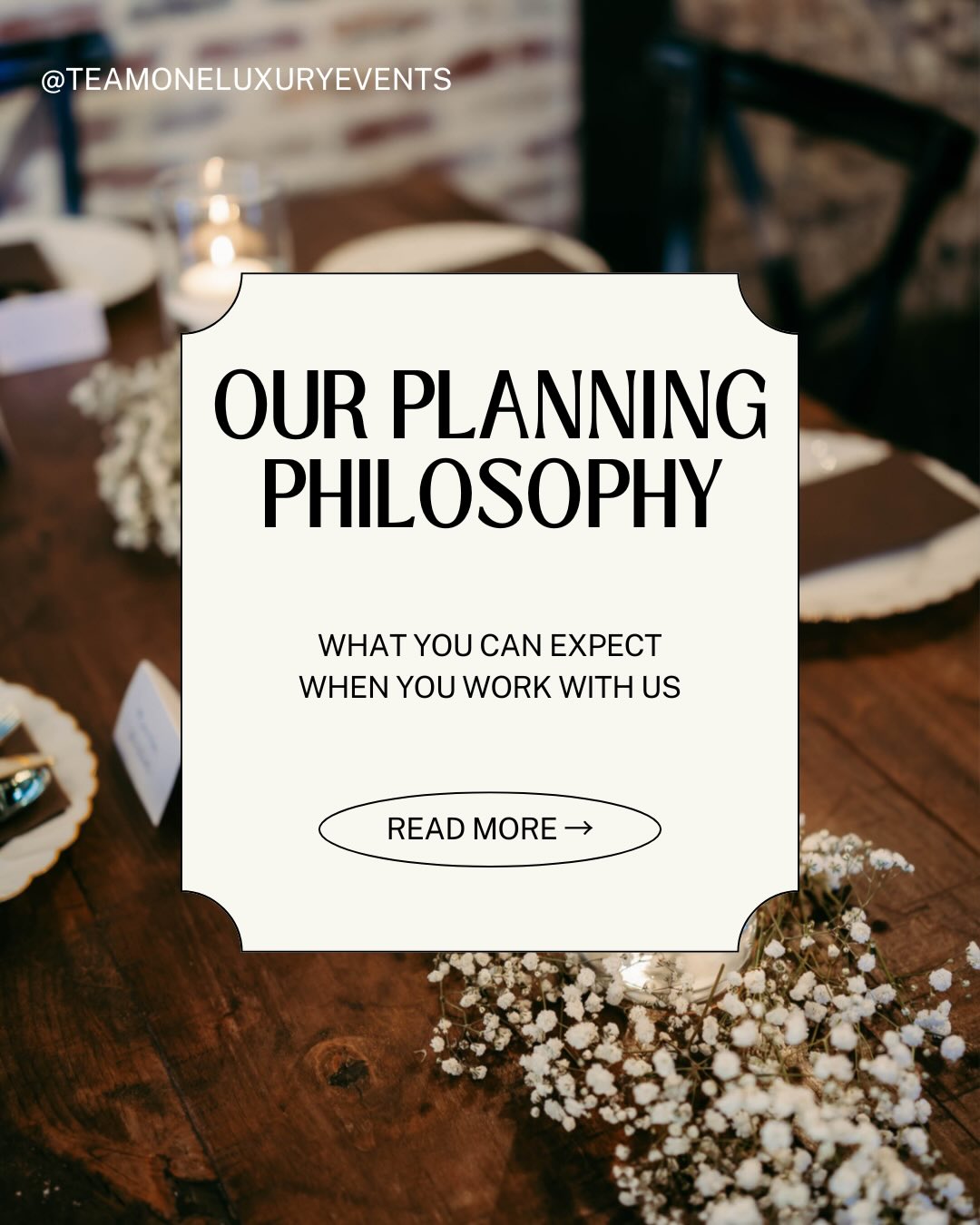 Our goal is simple here at Team One Luxury Events… we want you to feel fully present, fully cared for, and genuinely able to enjoy your wedding day.💍
Your dream day, flawlessly planned with our Wedding Planning Experiences. Full Service & Partial Planning Available✨
Event Management Experience starting at $2,400
Elevated Planning Experience starting at $4,500
Signature Wedding Experience starting at $7,500
📍Serving Austin, Dallas, San Antonio, Houston, New Orleans, & Orlando
#weddingplanneraustin #travelweddingplanner #weddingdetails #weddinginspiration #austinbrides
Now booking 2027-2028 weddings