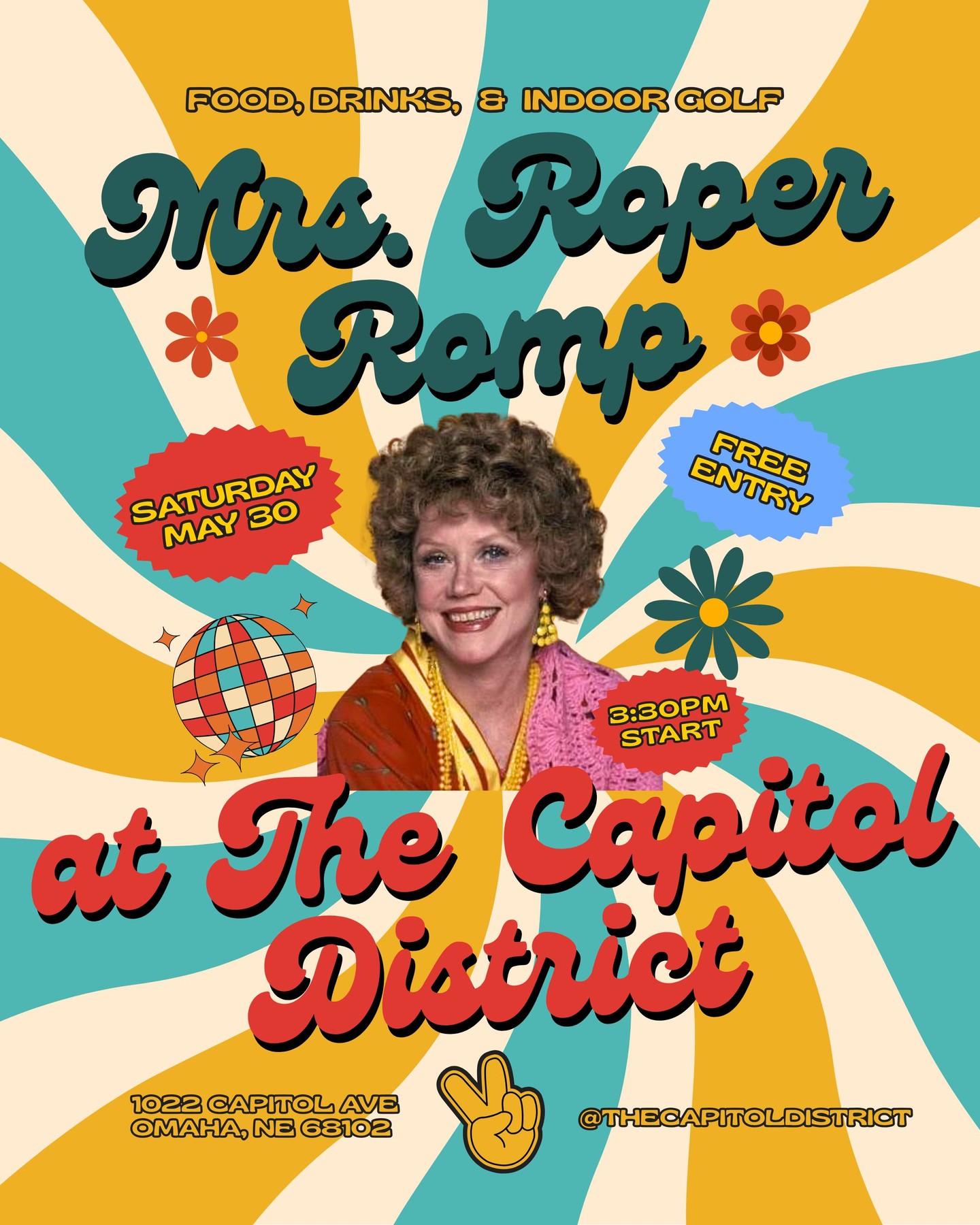 Our Mrs. Roper Romp around the Capitol District is THIS Saturday, and it's not too late to join us!
We'll be visiting:
๐ท @noshrestaurantandwine
๐ @brunchboxomaha
โณ @netpar_omaha
๐ป @anniesirishpubomaha
๐ธ @burdockandbitters
Don't miss out on a fun evening full of fabulous outfits, incredible food and drinks, and the best company! Swipe through for more details and RSVP at the link in our bio!