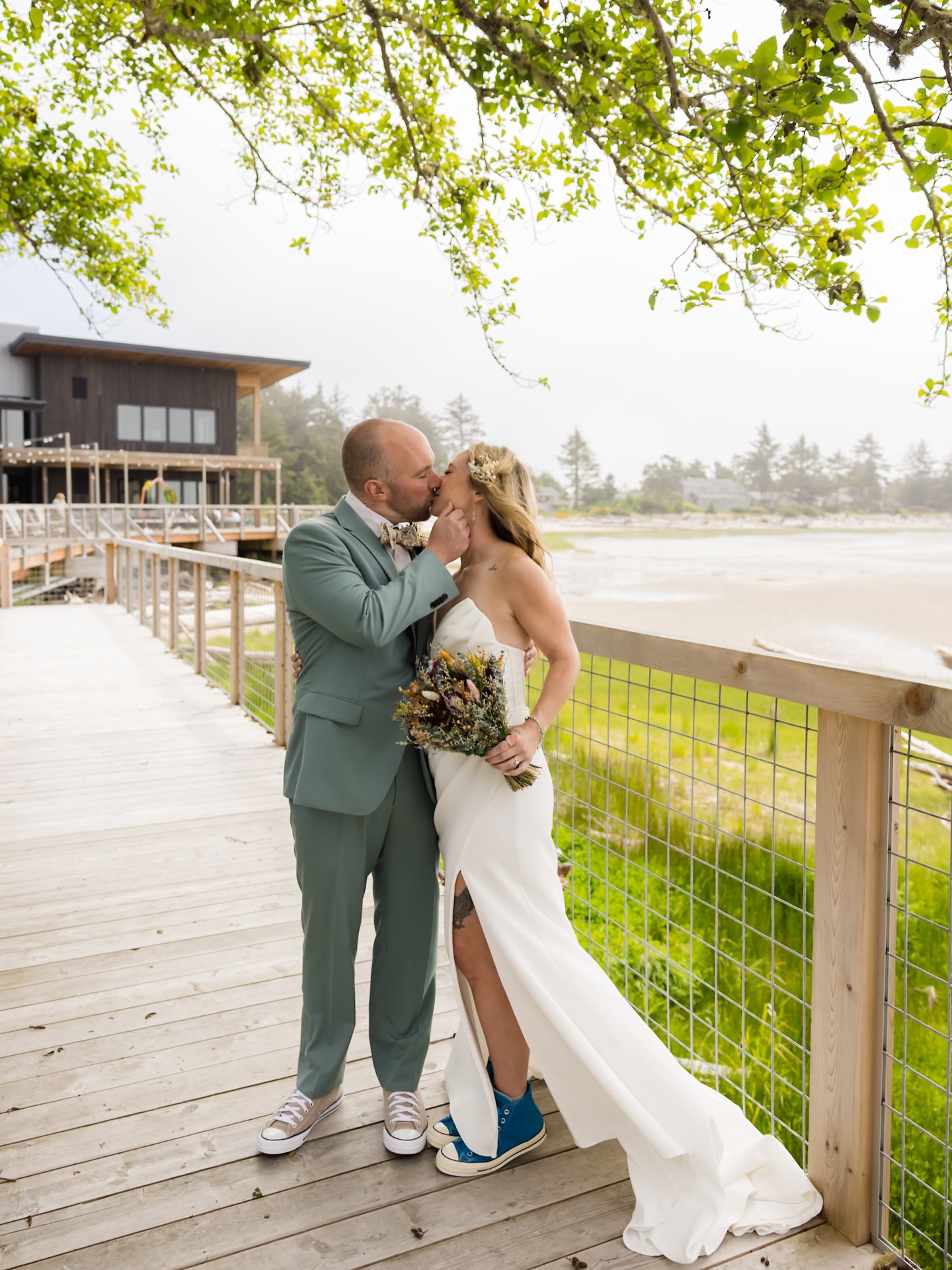 Katie & Peter 🤍
I’ve been anticipating the joy and love of this day ever since I spent an evening documenting Katie and Peter (and Ben 🐶 and Lucy 🐶) at Fogarty Beach last year.
And somehow, their wedding day exceeded even that feeling.
From the moment I arrived at Pelican Brewery on Siletz Bay, I was welcomed in with so much warmth and kindness that by the end of the night I was feeling like part of the friend crew.
The Oregon coast showed off beautifully. Sunlight streamed across the dance floor, soft fog drifted over the beach. (Many tacos were enthusiastically consumed during dinner while staring at that gorgeousness.)
These are the kinds of wedding days that stay with me long after the gallery is delivered. The kind that remind me exactly why I love documenting people and community the way I do.
So grateful I got to be part of this one. 🤍
Vendor Team:
Venue - @pelicanbrewingevents
Coordinator - @yourstrulyplanning
Photography- @aliciawood.photography
Desserts - @mypetitesweet
Makeup - @bbcartistry
Dress - @pearlandpennabridalboutique
Suit - @indochinoweddings
