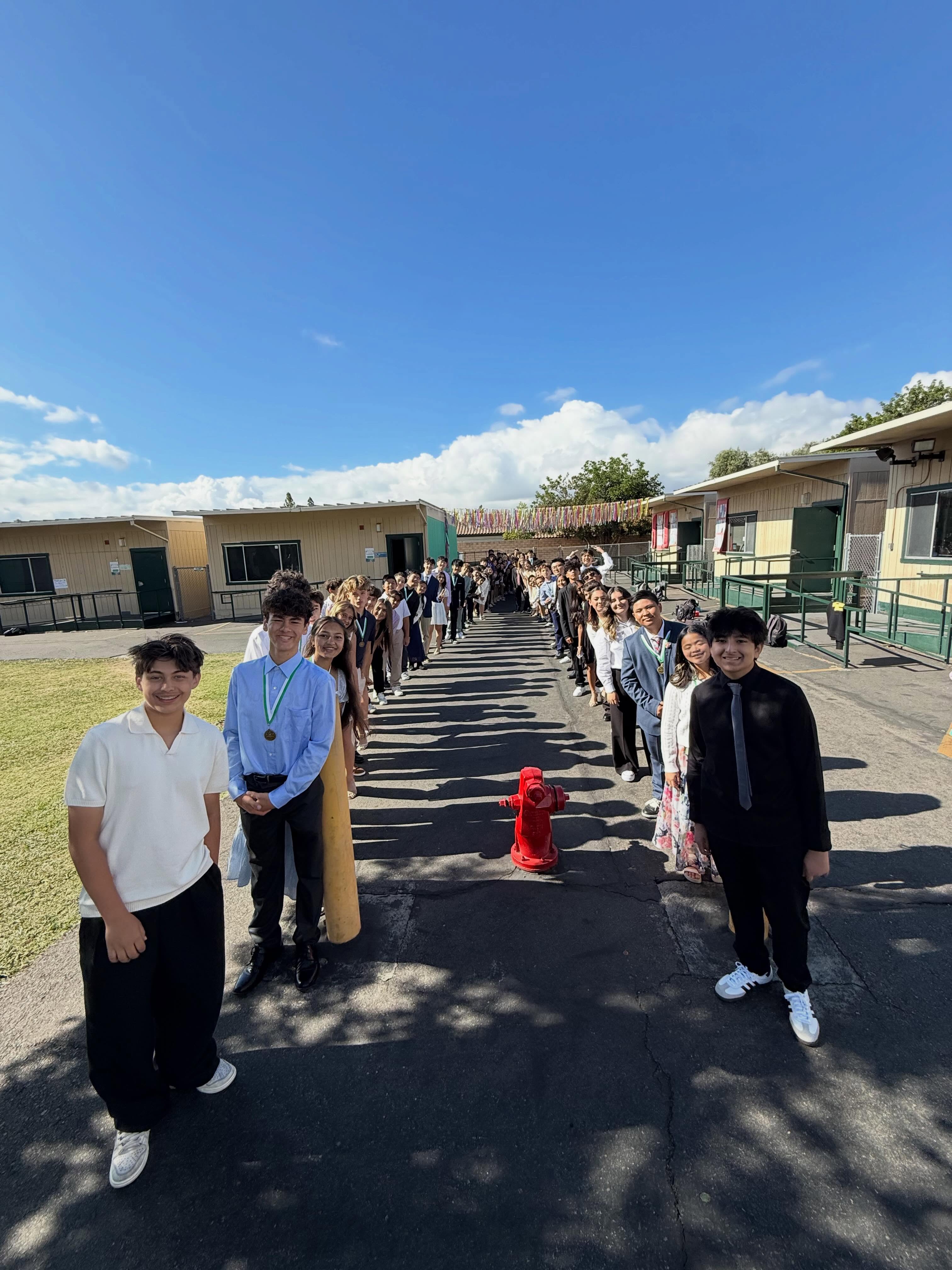 Congratulations to our graduating 8th class! Good luck in high school, Bobcats!!