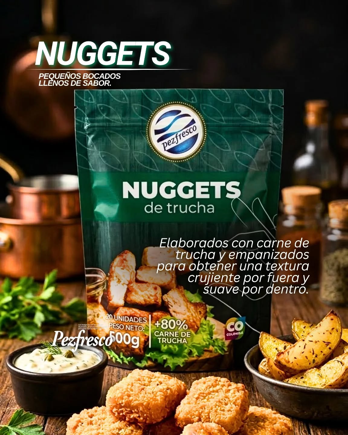¿Quién dijo que la comida rápida no puede ser nutritiva? 🤔🍔
Dale un giro a tu menú con la Hamburguesa de Trucha Pezfresco. Pensada como la opción más práctica y deliciosa para que tú y tu familia disfruten de todos los beneficios del pescado sin complicaciones.
✅ +80% carne de trucha seleccionada.
✅ 3 unidades listas para la plancha o el asador (480g en total).
✅ Una alternativa saludable que no sacrifica el sabor.
Ármala con tus vegetales favoritos y disfruta de una hamburguesa diferente, ligera y llena de sabor. ¡Pruébala hoy! 👇
📍 Visítanos en: Carrera 6 # 40-04, Pereira.
📞 Domicilios y pedidos al: 322 526 8085.
✉️ comercial@pezfresco.com
#Pezfresco #HamburguesaDeTrucha #RecetasSaludables #CenaLigera