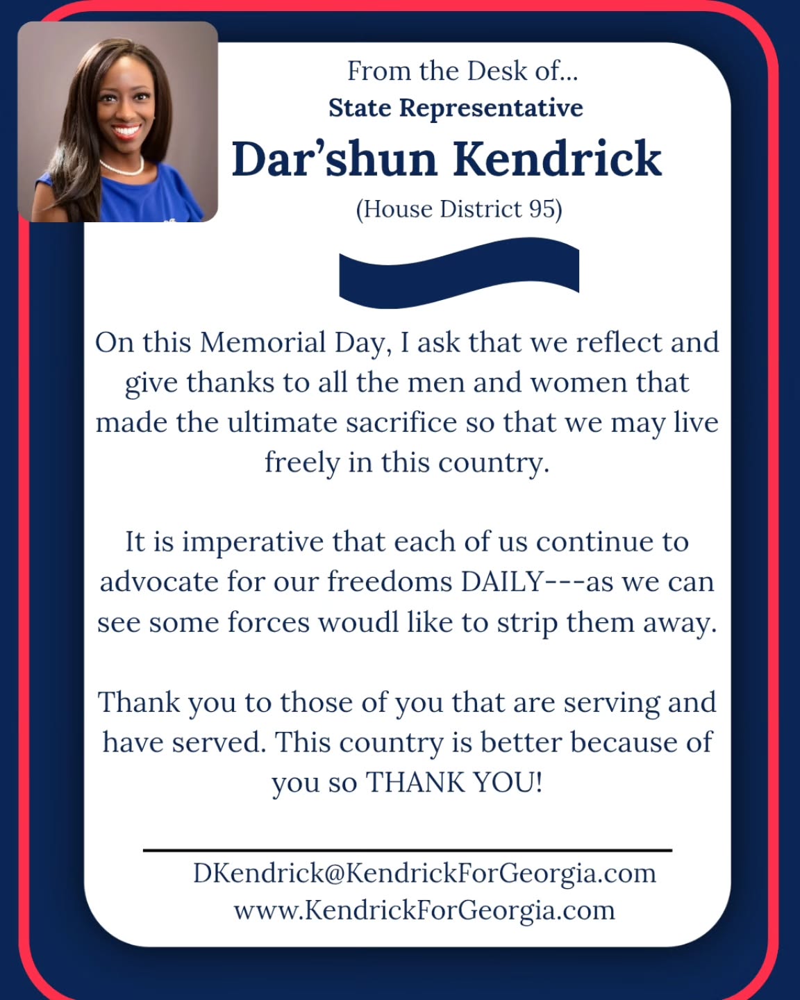 We honor and salute you. 🙏🏾