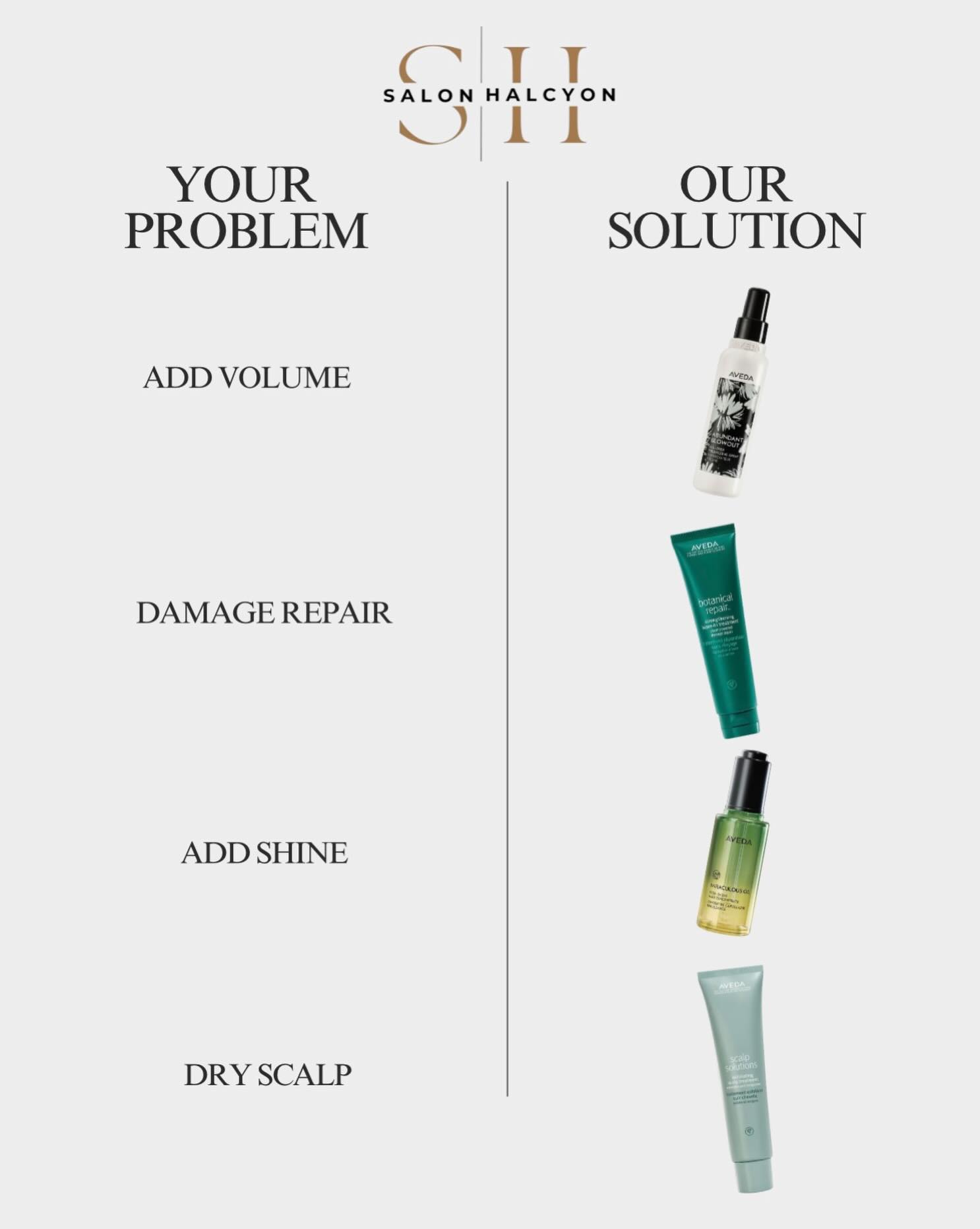 No matter your hair needs, we’ve got you covered with some of our salon favorites ✨
Ask your stylist about them at your next appointment or stop by either location to grab yours!
• Abundant Blowout
• Botanical Repair Leave-In Treatment
• Miraculous Oil
• Scalp Solutions Exfoliating Treatment