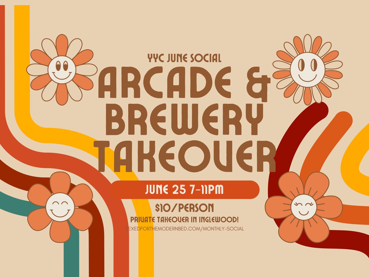 🎮✨ JUNE YYC SOCIAL IS LIVE✨🎮
We’re back with another night of connection, community, and playful social energy in Calgary’s non-monogamous, queer, and sex-positive communities!
This month, we’re taking over an Inglewood arcade & brewery for a full venue buyout. Think cozy vibes, retro pinball + arcade games, good drinks, and plenty of space to mingle, laugh, and meet new people.
🎮 Game on: There will be arcade + pinball games available throughout the night. Purchase tokens to play or enjoy a few on us!
✨ Details:
• June 25, 2026 @ 7pm
• $10/person
• Tickets required (limited capacity)
🎟️ Grab your spot here:
https://www.sexedforthemodernbed.com/event-details/june-social-yyc-arcade-brewery-takeover
As always, these spaces are about connection first. No pressure, just vibes, and a really good community.
Can’t wait to see you there!!!
///
#YYCSocial
#CalgaryCommunity
#YYCEvents
#OpenRelationships
#CommunityConnection
CalgaryNights
SocialNight
ThirdSpace
PinballNight
RetroArcade
GameNightYYC
YYCNightlife
InglewoodYYC
SexEdForTheModernBed
YYCSexPositive