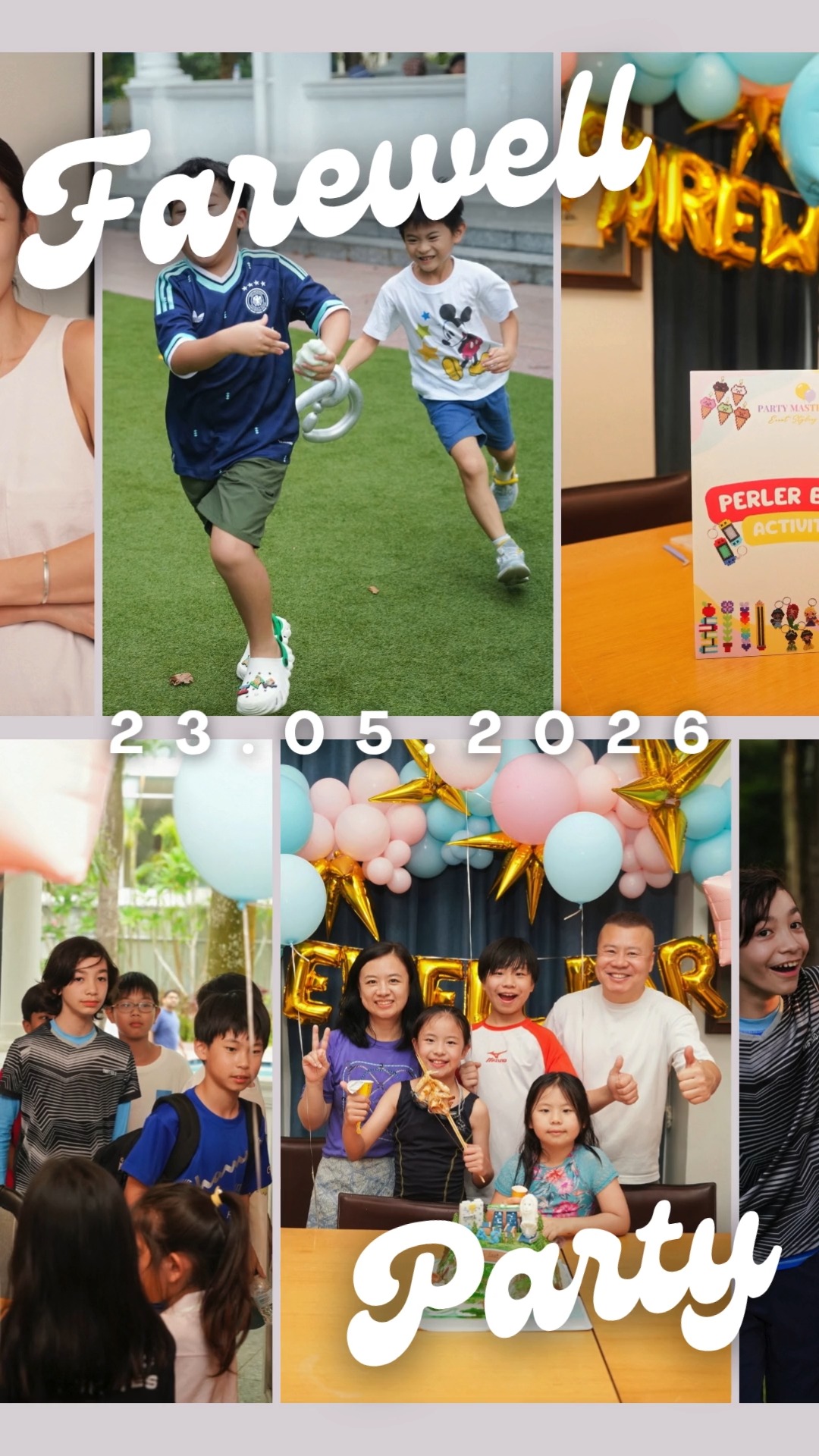 A farewell filled with laughter, creativity, BBQ, balloons, and unforgettable memories 💛✨
Thank you for having us host this special family celebration on 23 May.
#FarewellCelebration #EventPlanner #FamilyParty #DIYFun #PartyMoments #singaporeeventplanner #partymastersingapore