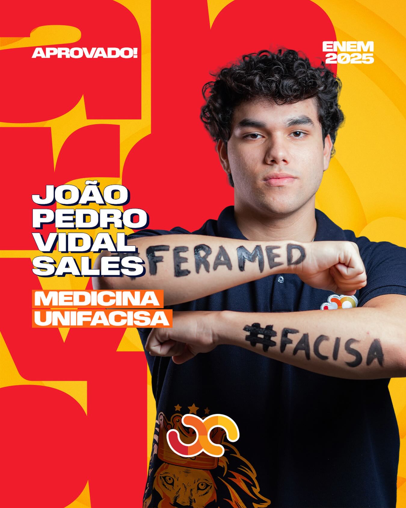 Este resultado é fruto de dedicação, esforço e foco. Sua conquista é orgulho para nós! 🤩
Parabéns por dar um passo tão grande rumo a um futuro cheio de oportunidades.🥇
Seguimos vibrando com cada vitória e desejando uma trajetória de muito sucesso e realizações!🧡
#enem #aprovados #alicecoutinho