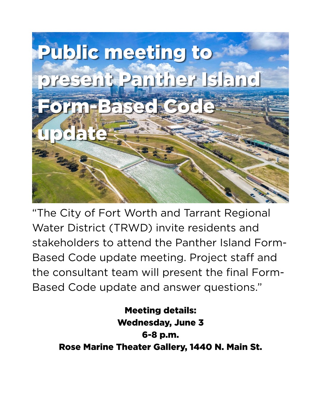 A city public meeting on June 3rd! If you are interested, check the link in our bio for more information.