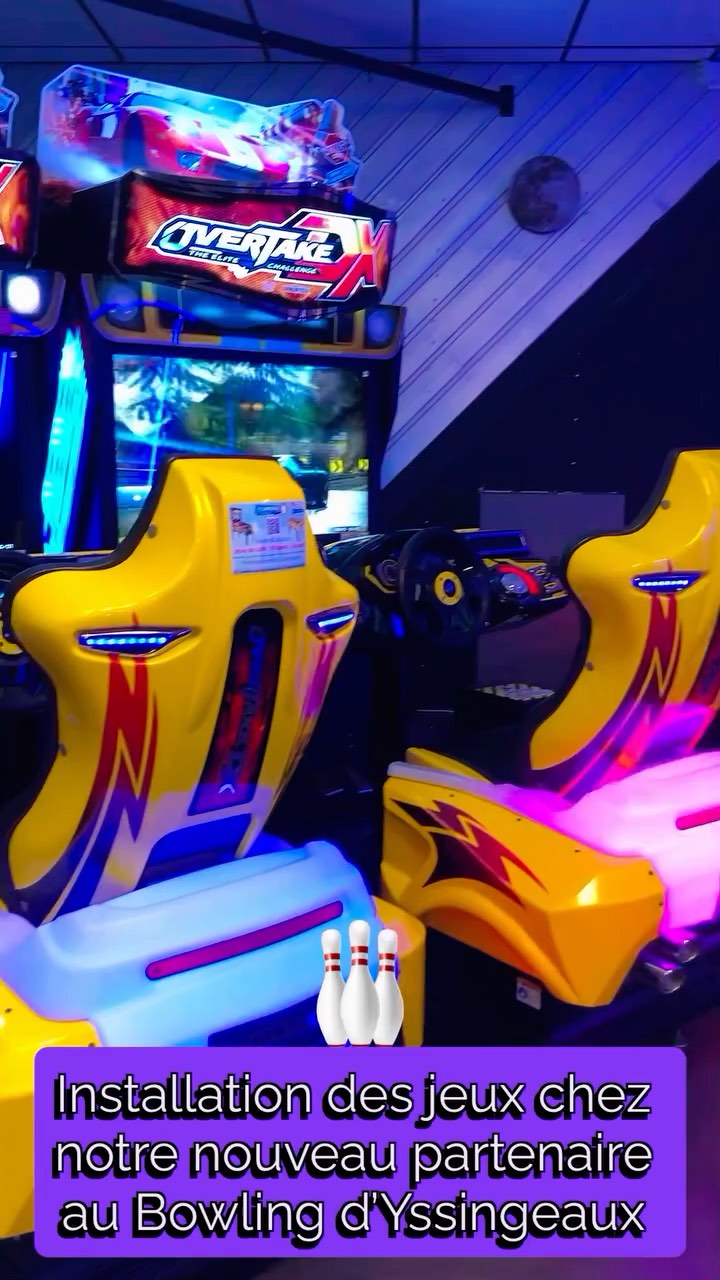 🎮 Nouvelle installation en place 🎳
Direction le bowling d’yssingeaux avec notre nouveau partenaire : @planete_bowling_dyssi 🎳
Notre équipe a installé un espace jeux pensé pour divertir, animer et dynamiser l’établissement, de quoi enchanter les visiteurs !
Au programme :
🏎️ Simulateur de conduite (voiture et moto)
🏀 Jeu de basket
⚽️ Babyfoot
🕹️ Flipper
🥊 Boxer
🧸 Attrape peluches, bonbons et jouets
🎱 Billards
… et pleins d’autres jeux à découvrir sur place !
L’objectif ? Dynamiser les établissements, attirer davantage de visiteurs, prolonger le temps de présence et de consommation. Proposer une expérience client encore plus conviviale qui donne envie de revenir 🔥🎉
Vous êtes professionnel et vous souhaitez installer des jeux dans votre établissement ?
🏢 Entreprises 🎳Bowling 🍹Bar 🍽️ Restaurant 🎮 Salle de jeux 🏨 Hôtel …
Nous vous accompagnons pour créer un espace jeux adapté à votre établissement, vos clients et vos objectifs.
📩 Envie d’apporter plus d’animation et d’attractivité à votre société ? Contactez-nous !
#Bowling #yssingeaux #hauteloire #salledejeux #saintetienne