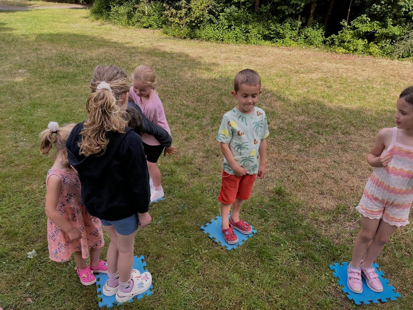 Our May half term workshop has started. We warmed up with ‘Avoid the lava!’ - only 4 survived to the end of the island trail…!