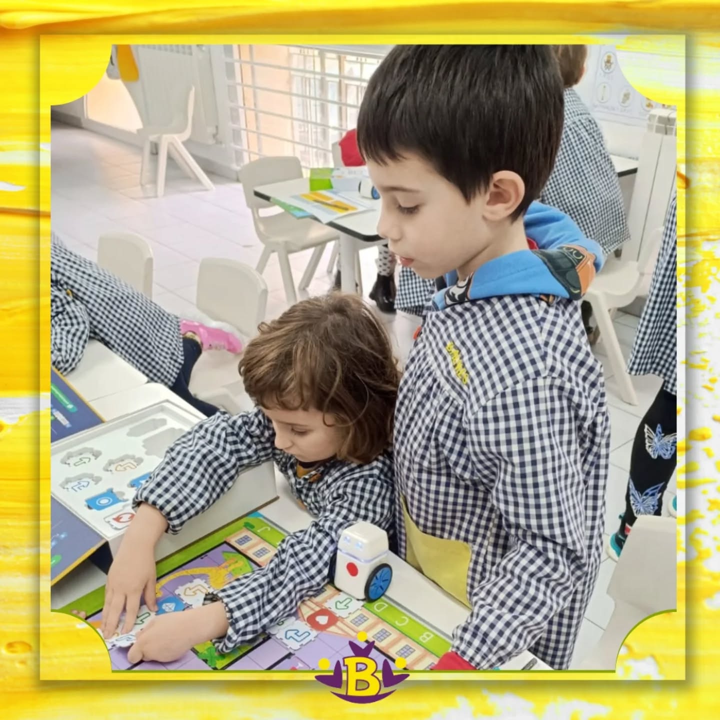 🤖✨ Robòtica a I5. A través del joc, els reptes i el treball en equip, aprenem a pensar, crear i resoldre problemes d’una manera divertida i motivadora.
Petits programadors i programadores amb moltes ganes d’aprendre! 🤖✨
#escolabalmesmataró #somequipsomfamília #escolainfantil #escolaprimária #ambientsdaprenentatge